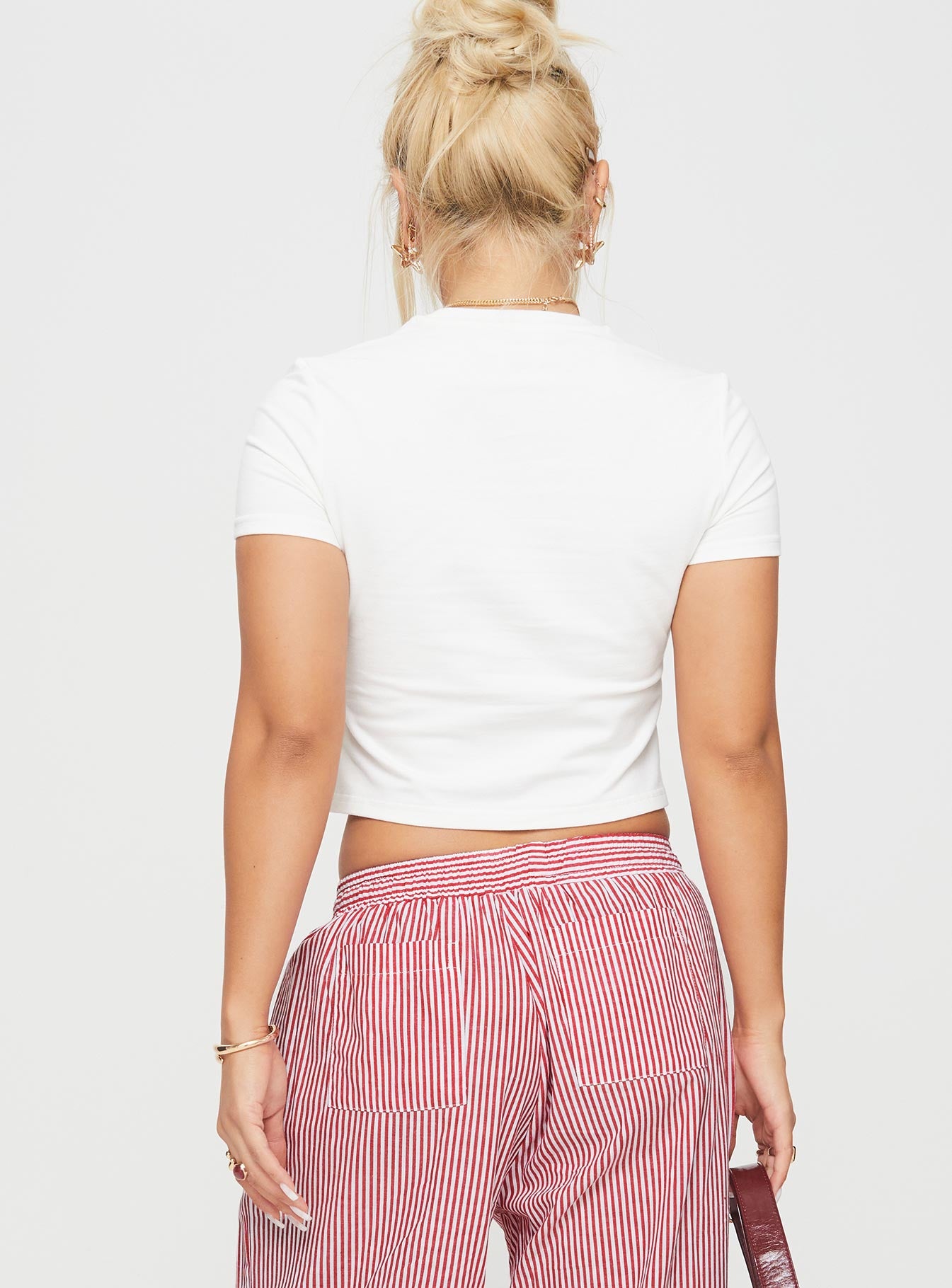 Au Revoir France Tee White - Image 5