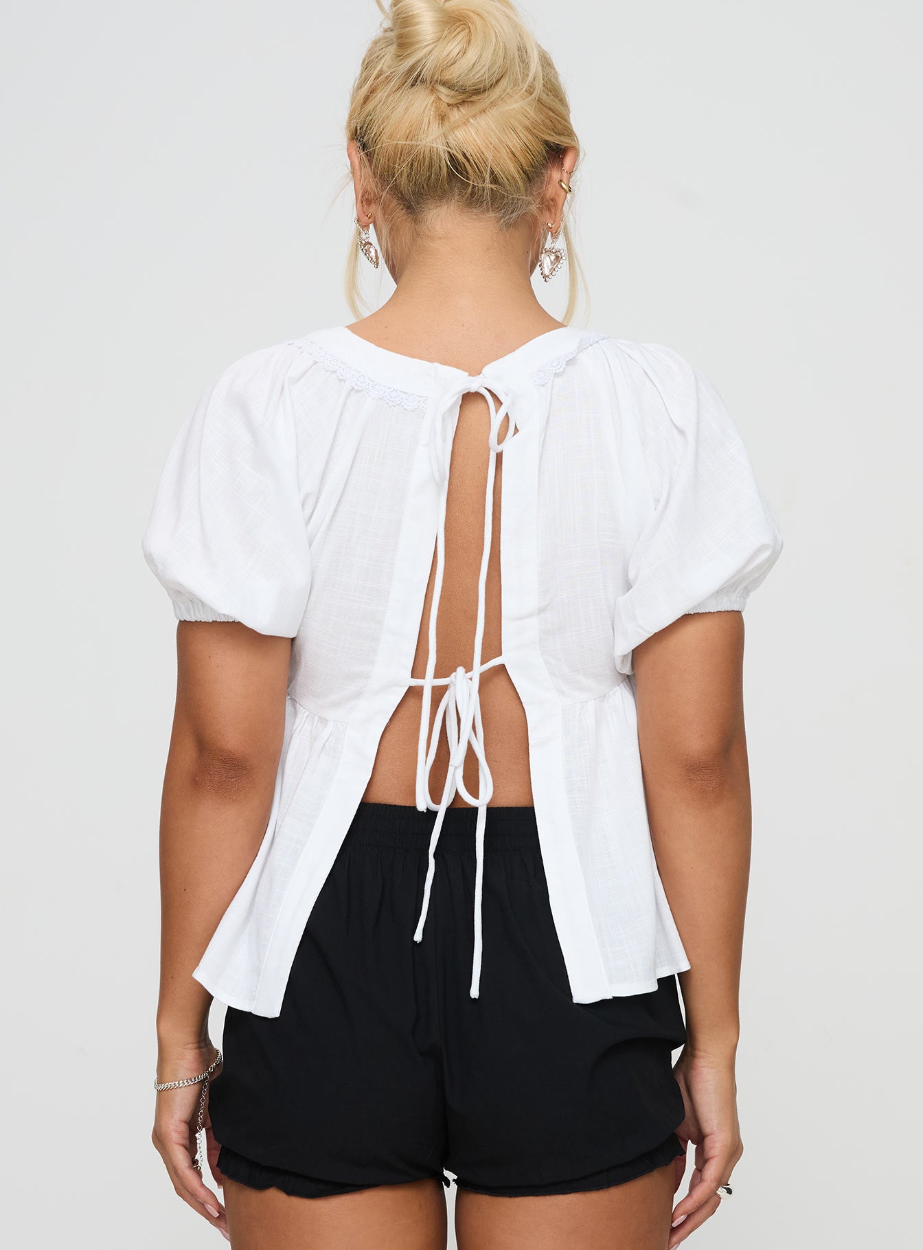 Weyes Smock Top White - Image 5