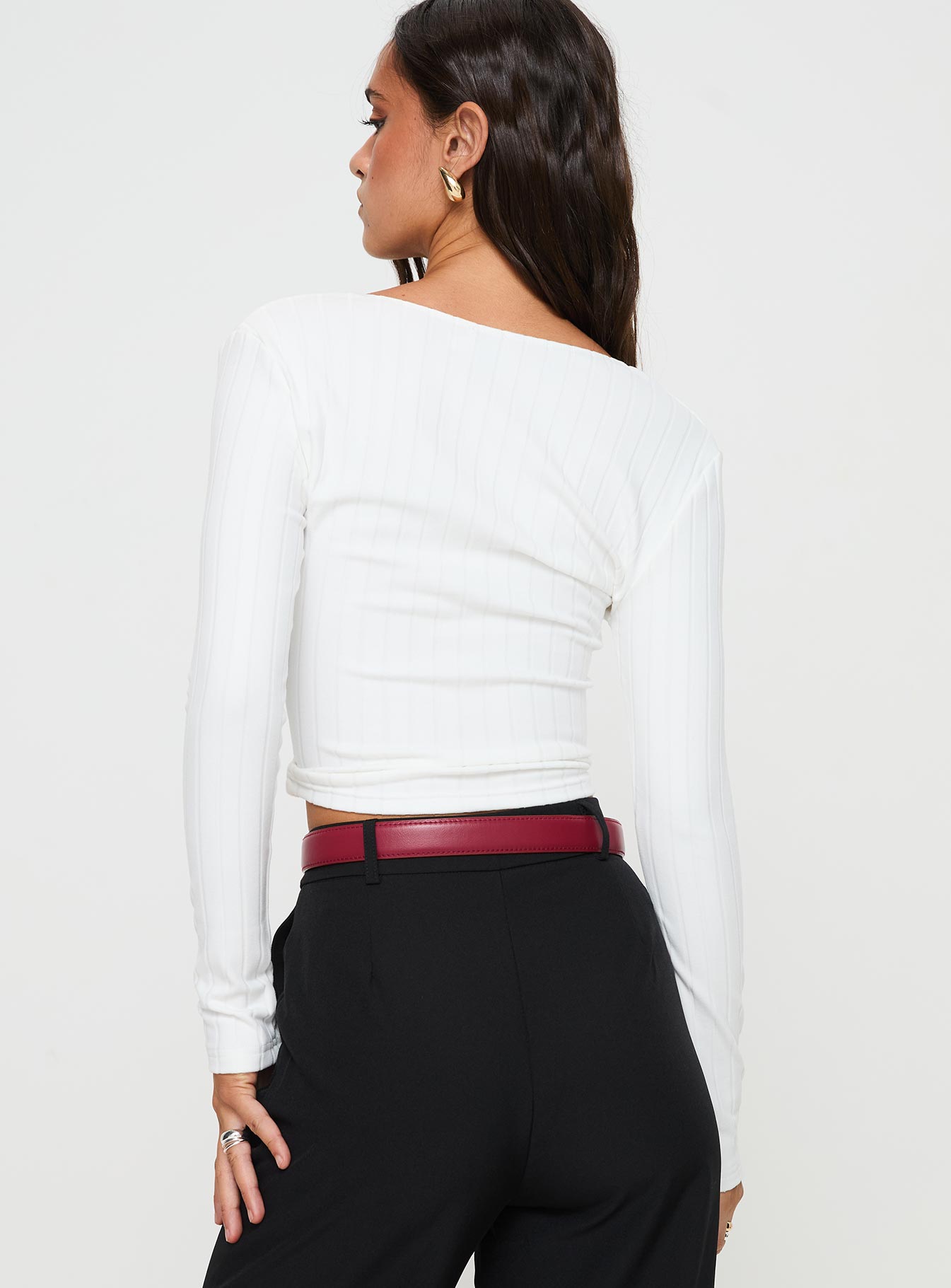 Cushien Long Sleeve Top White - Image 5