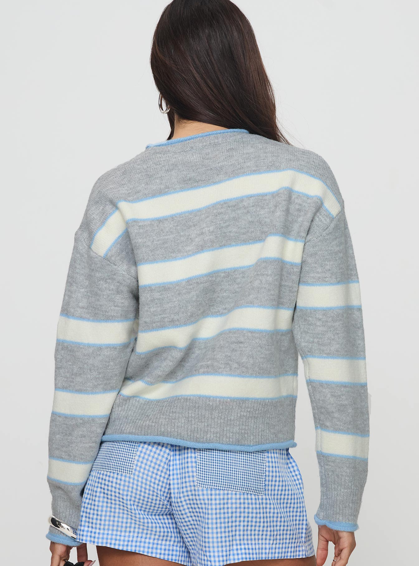 Clydie Knit Sweater Grey - Image 4