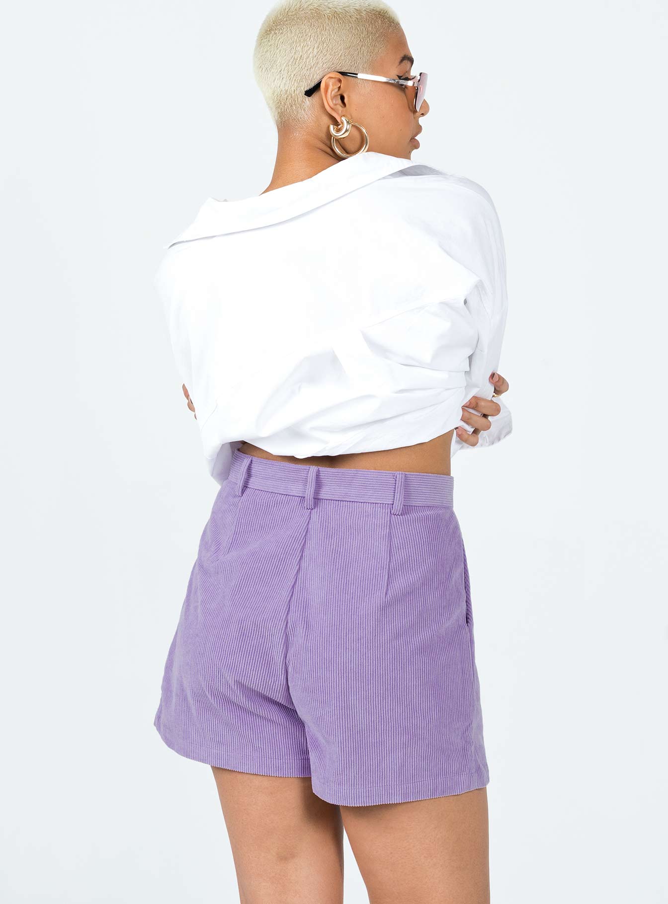Rhanni Shorts Purple - Image 4