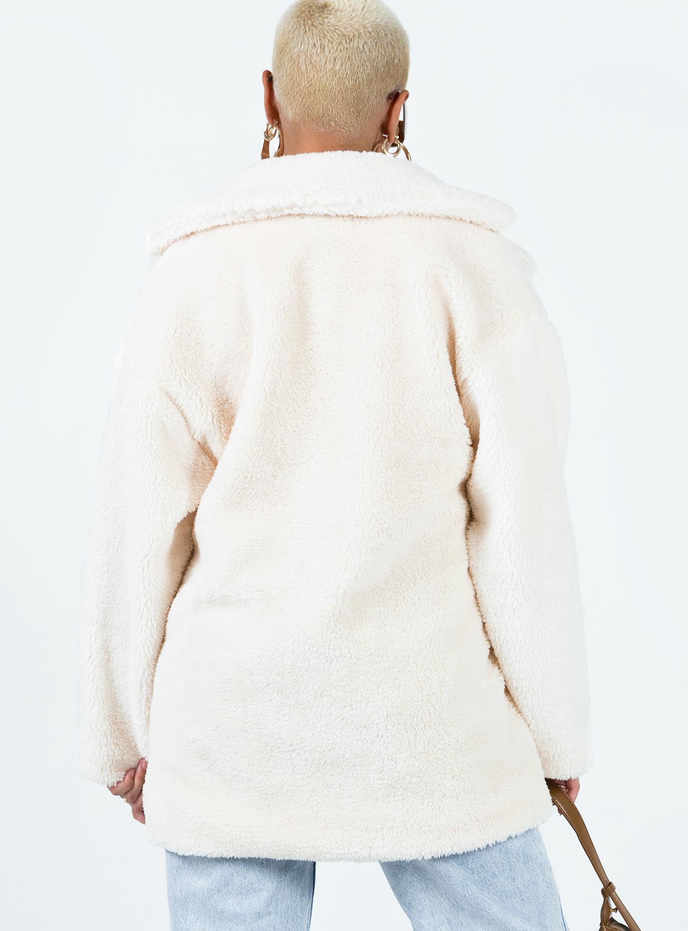 Wirilda Shearling Coat Cream - Image 5