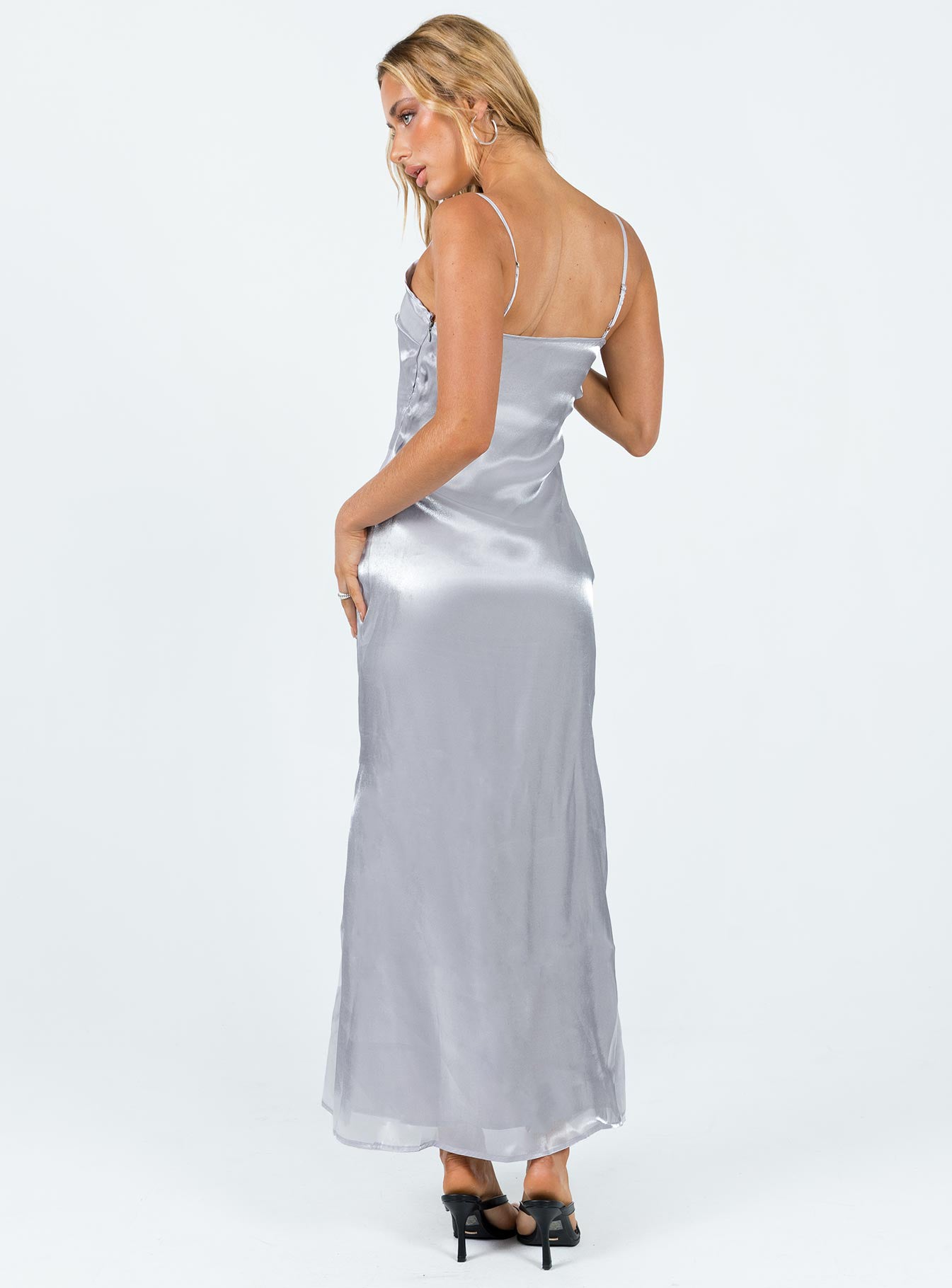 Beryl Maxi Dress Silver - Image 5