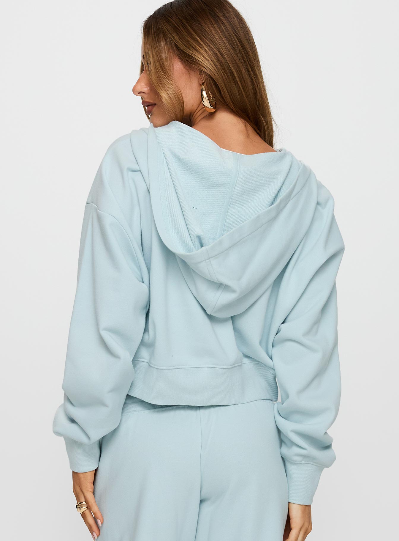 Revive Zip Through Hoodie Blue - Image 5