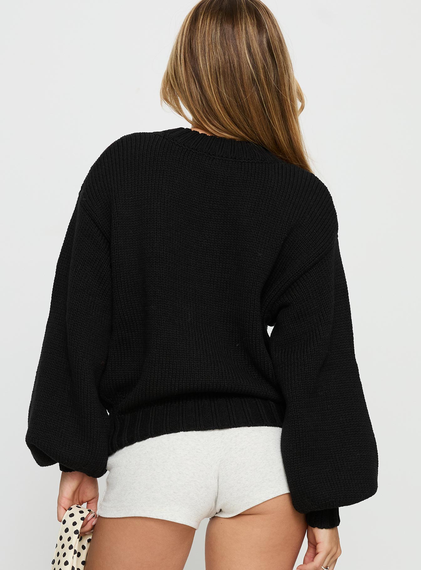 Edern Cardigan Black - Image 5
