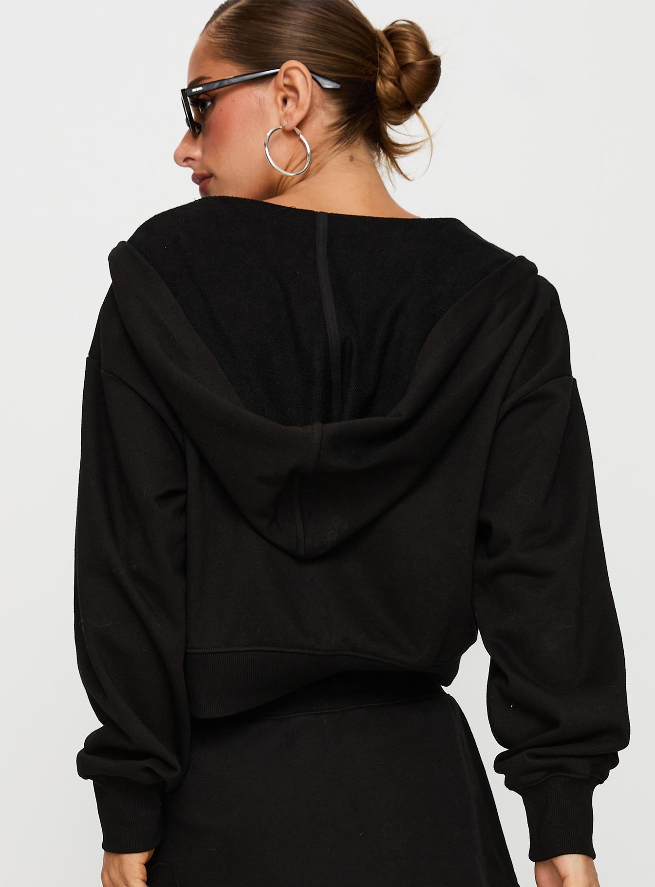 Revive Zip Through Hoodie Black - Image 5