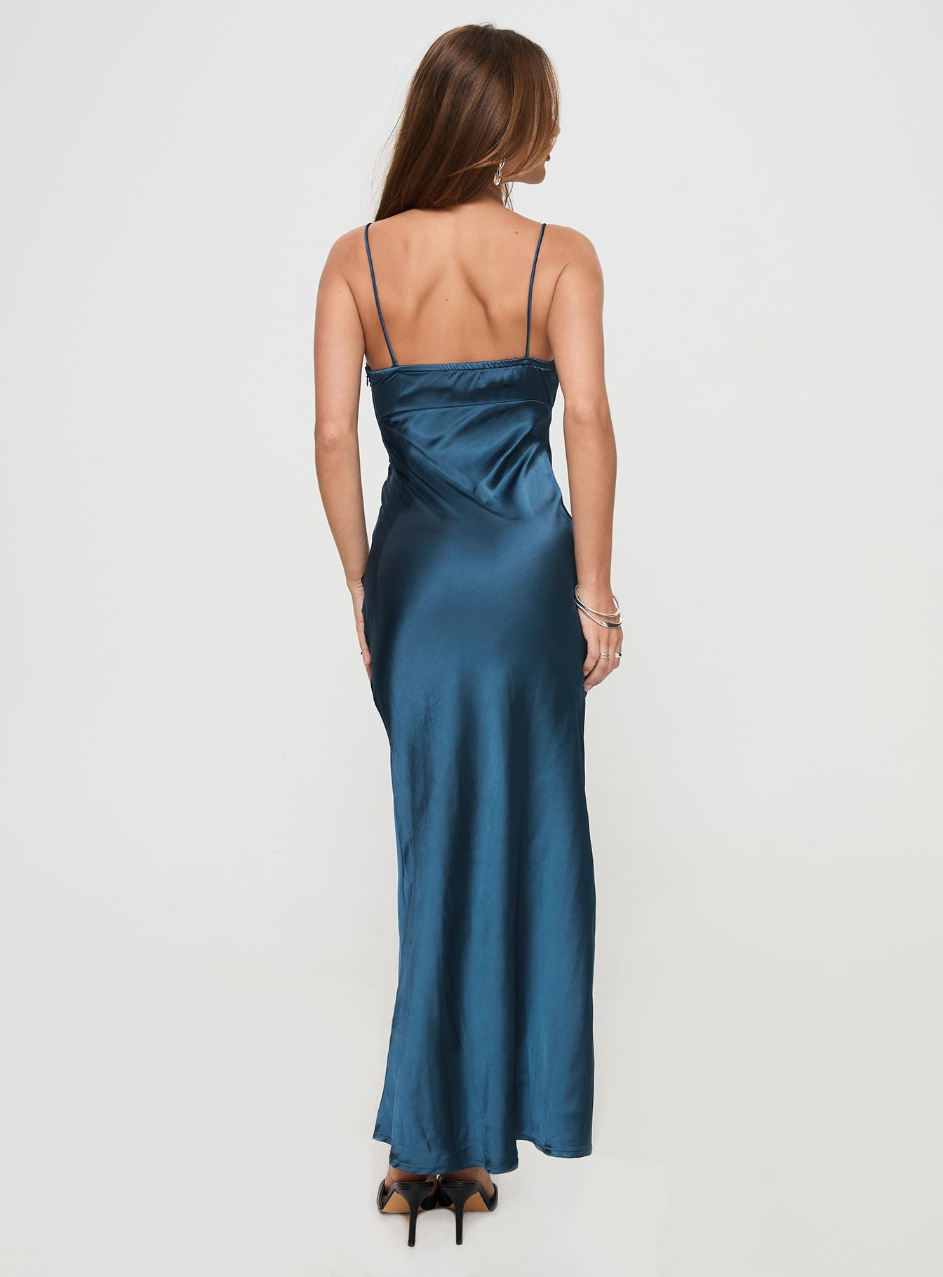 Maguire Maxi Dress Navy - Image 5