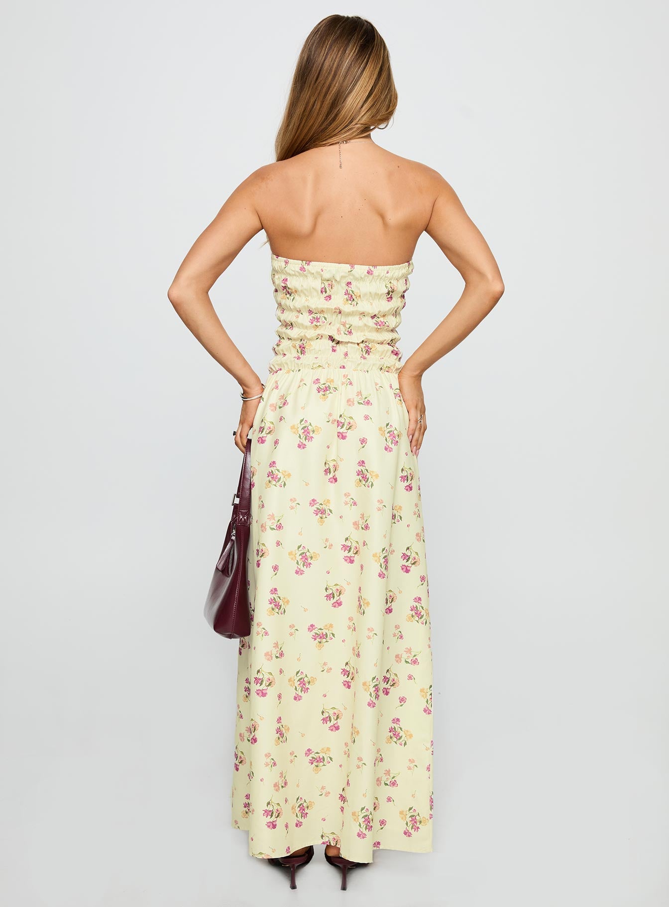 Human Nature Strapless Maxi Dress Multi Floral - Image 4