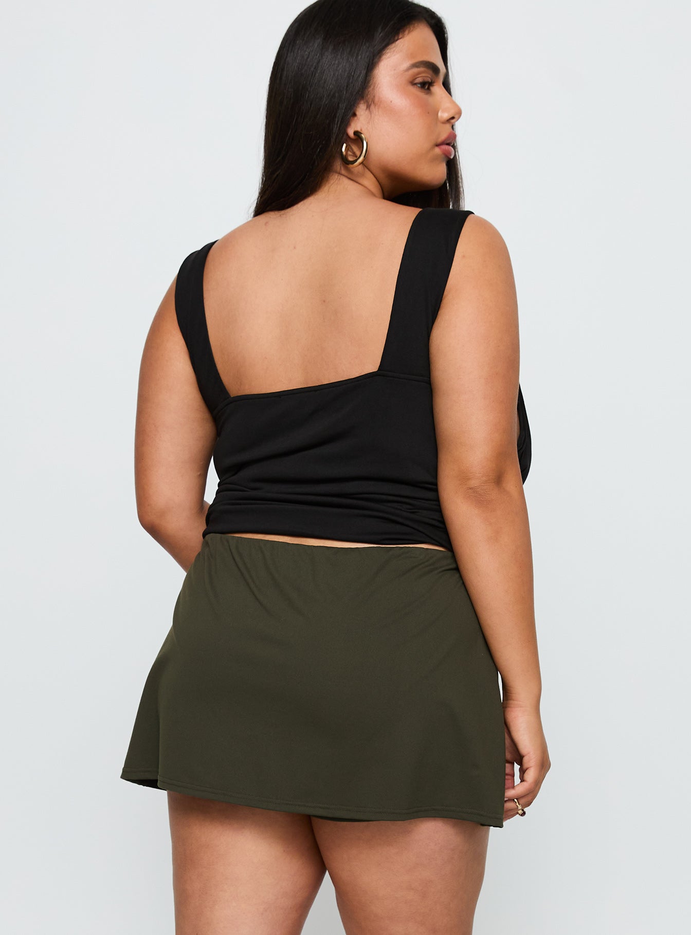 For The Thrill Skort Green Curve - Image 4