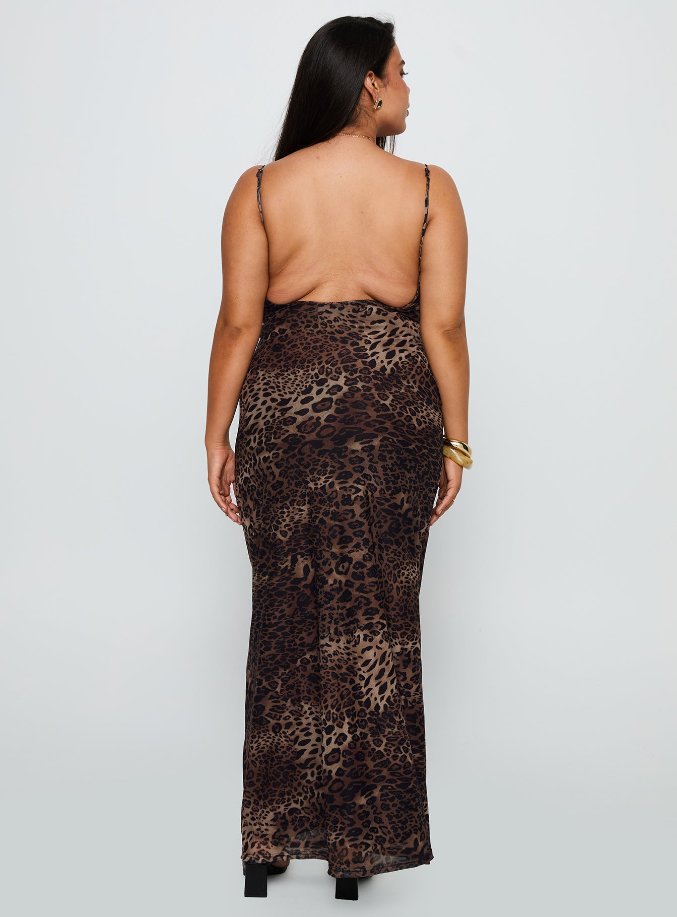 Knox Maxi Dress Leopard Curve - Image 5