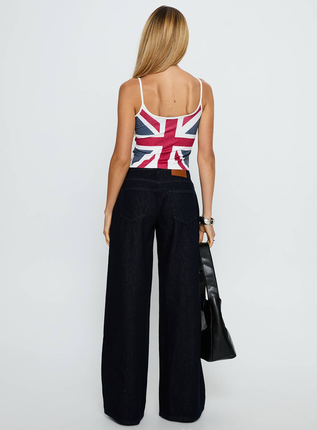 Ramos Low Rise Wide Leg Jeans Raw Indigo Blue - Image 4