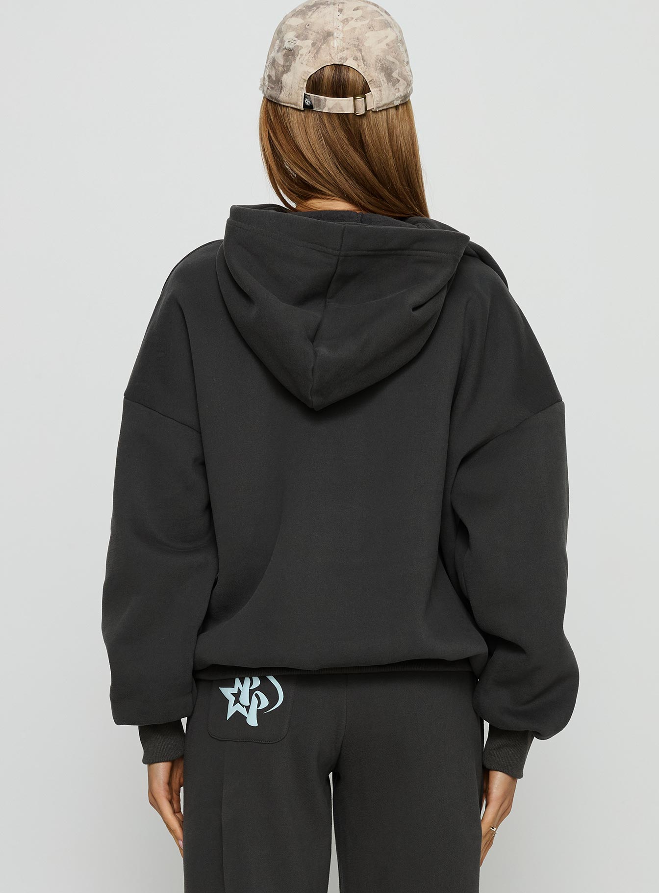 Princess Polly Stargirl Hoodie Charcoal - Image 5