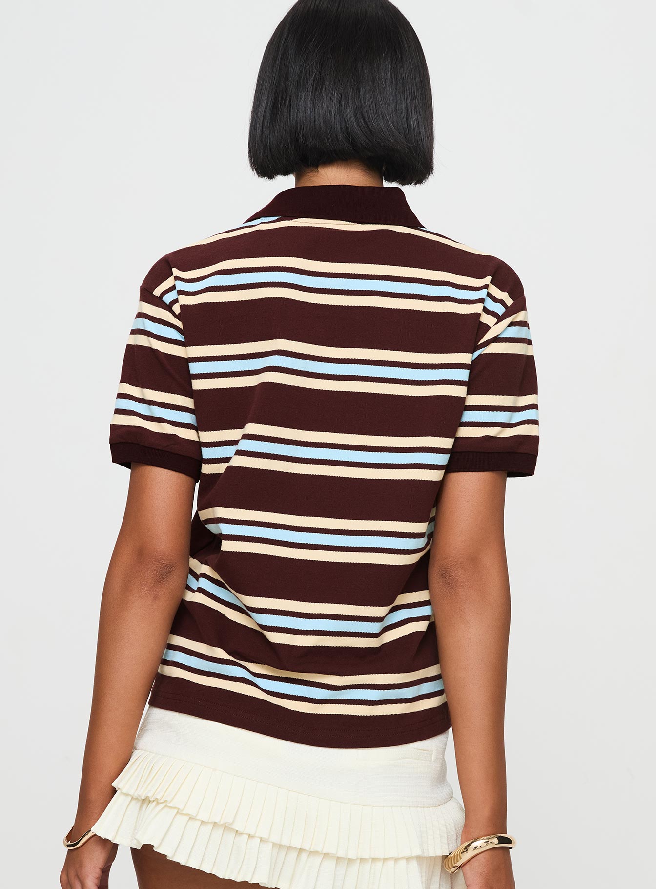 Leisure Polo Chocolate Multi - Image 5