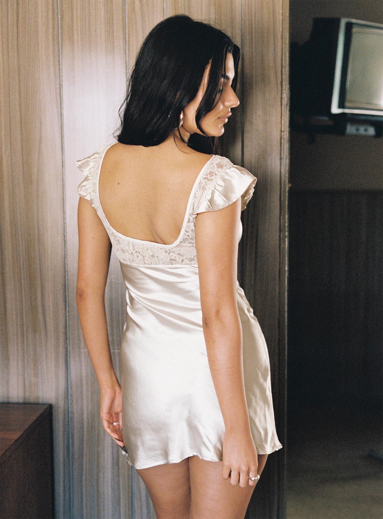 Ever After Mini Dress Cream - Image 4