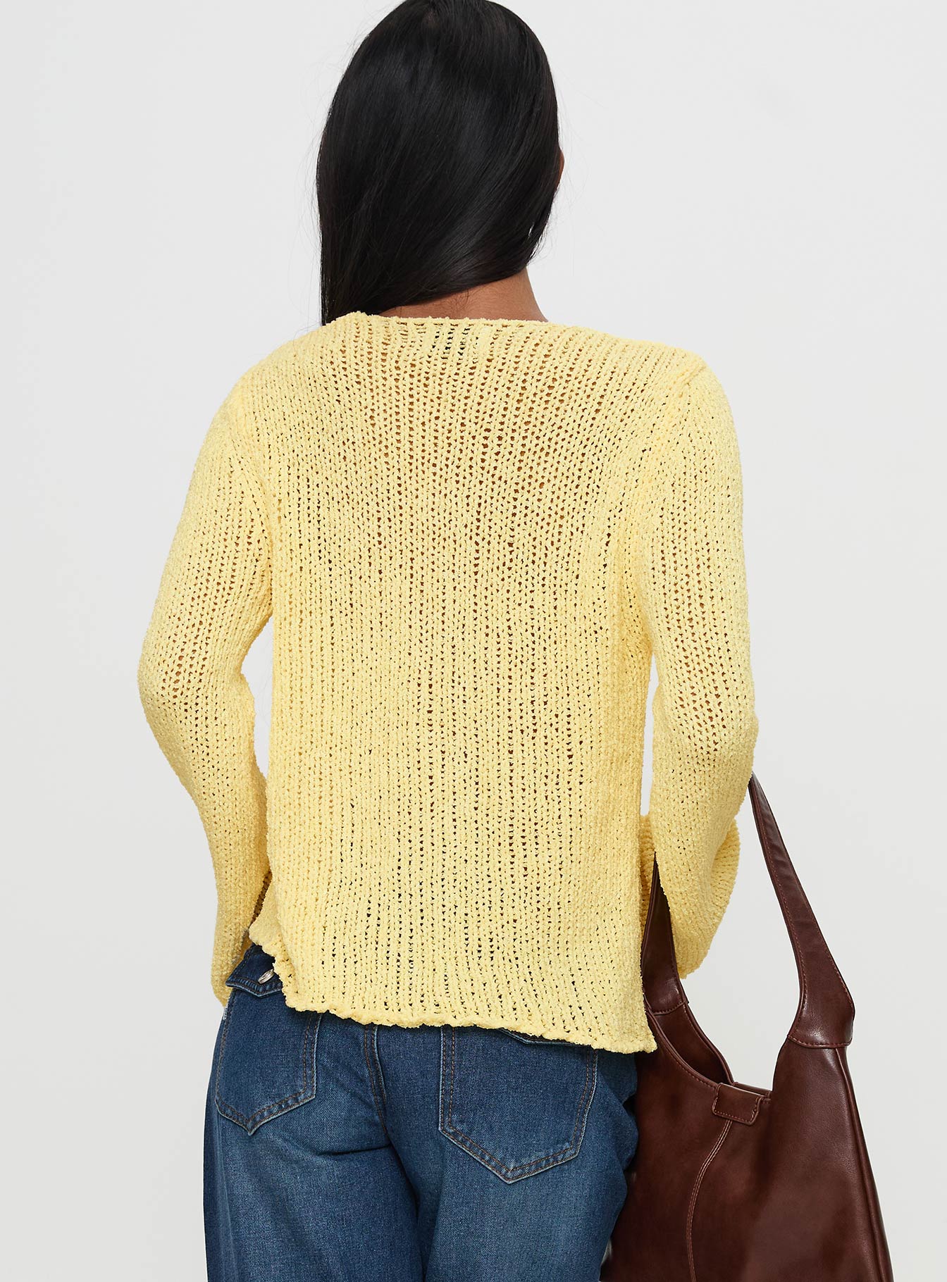 Swain Knit Cardigan Lemon - Image 5