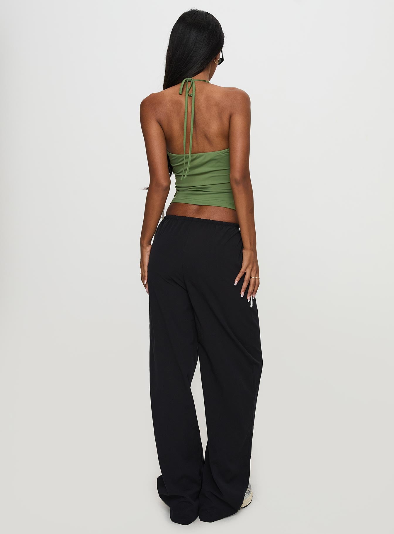 Sweet As Sugar Bow Pants Black / White - Image 5