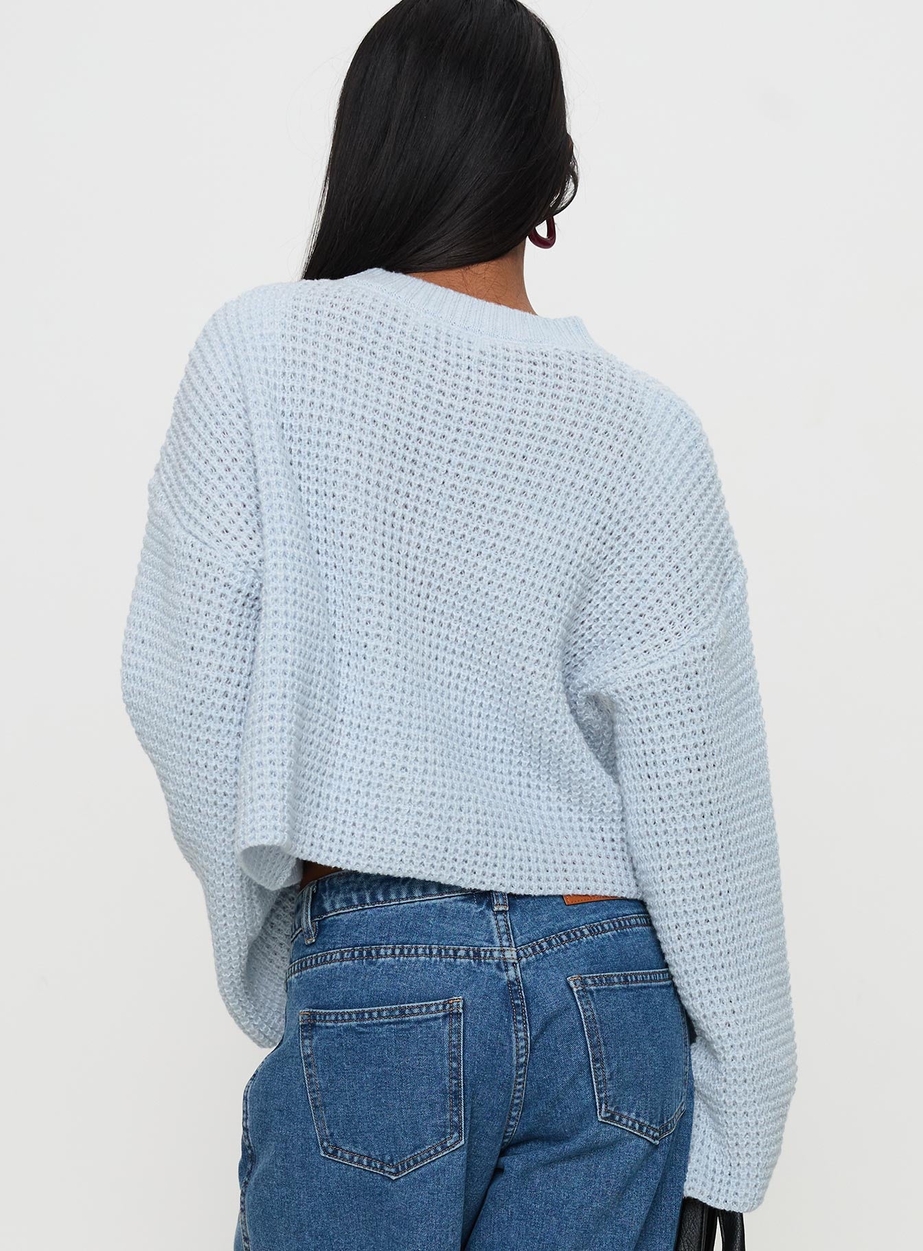 Elinda Knit Sweater Blue - Image 4
