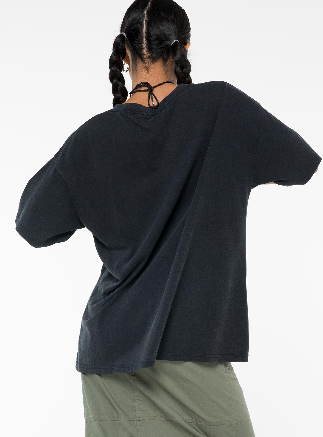 Beastie Boys World Tour Oversized Tee Black - Image 5