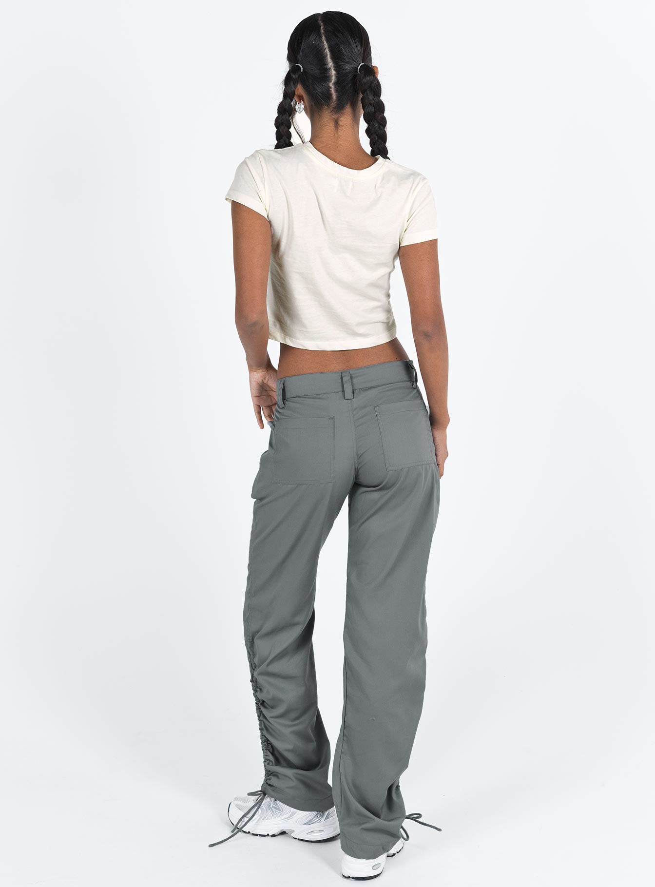 Motel Bracha Trouser Charcoal Grey - Image 5