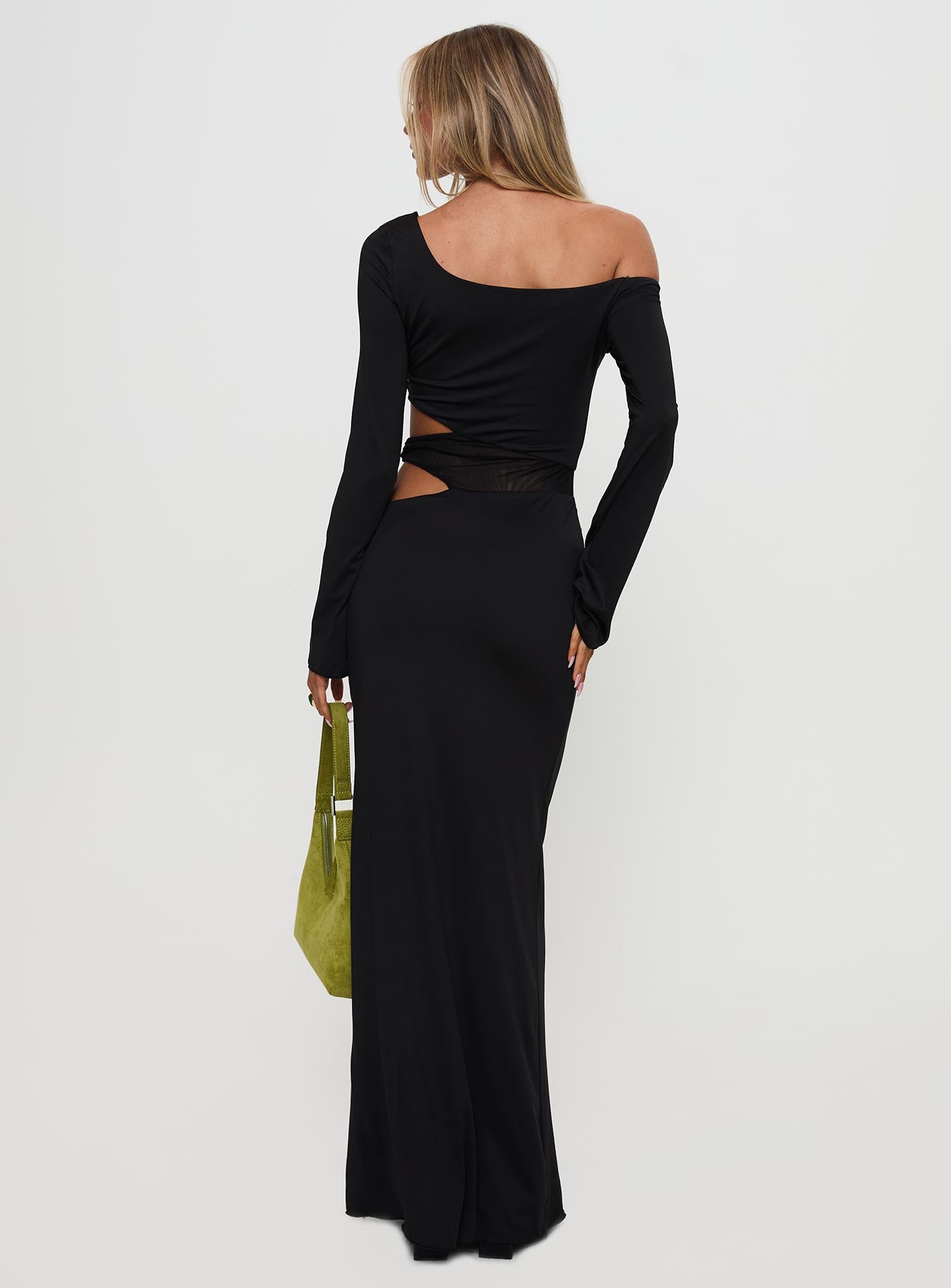 Kazimier Long Sleeve Maxi Dress Black - Image 5