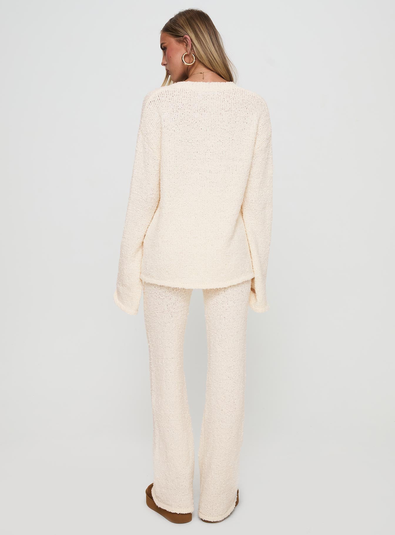 Slow Mover Boucle Lounge Set Cream - Image 5