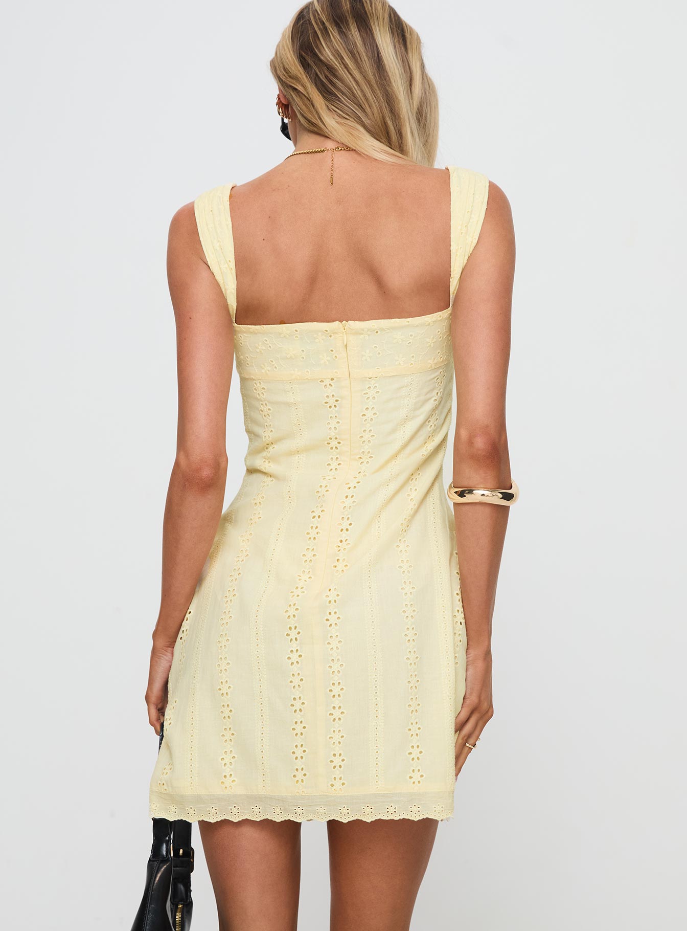 Allegro Mini Dress Lemon - Image 5