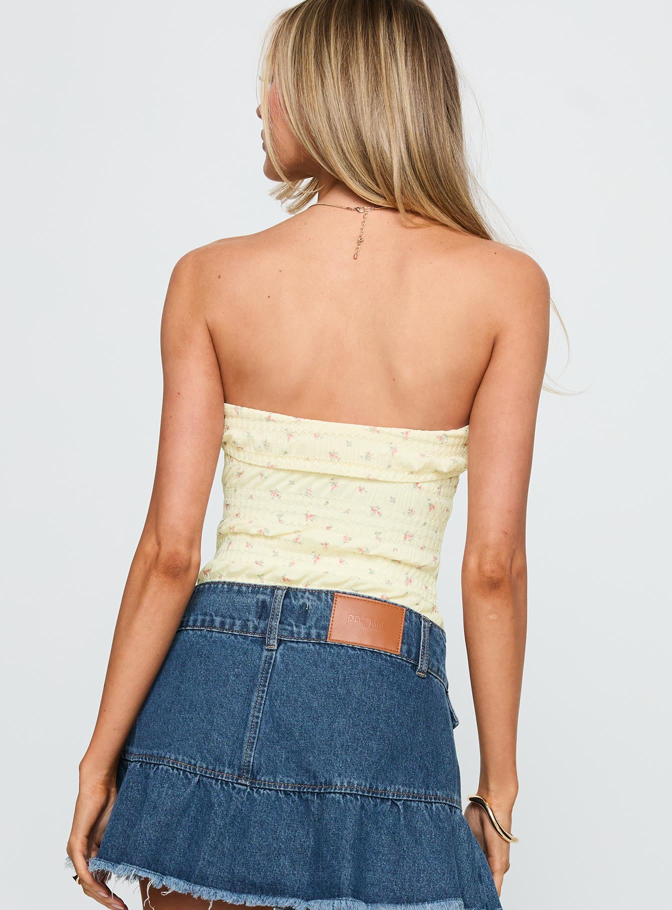 Majorette Strapless Bodysuit Cream - Image 5