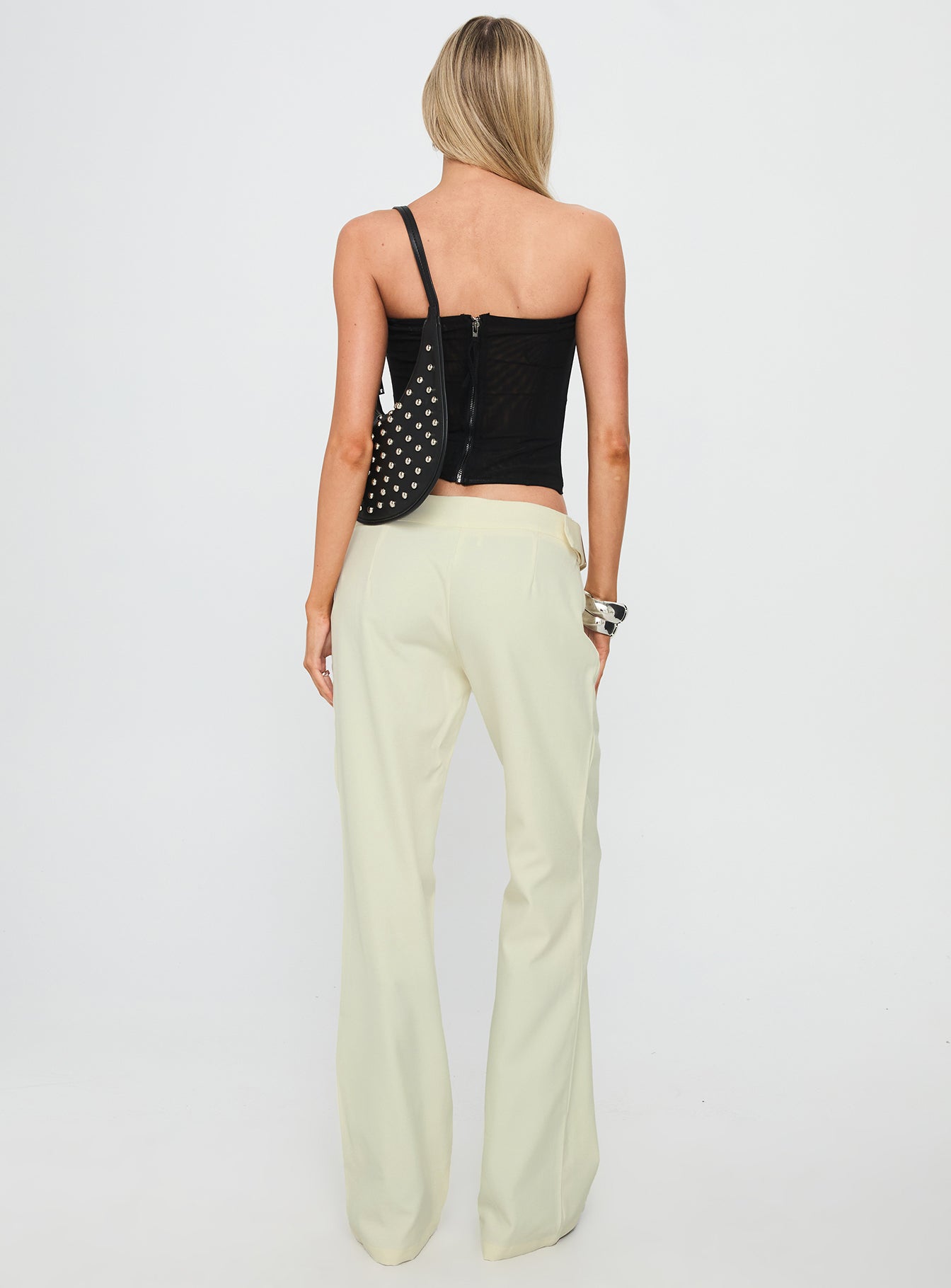 Alyanna Hardware Pants Cream - Image 5