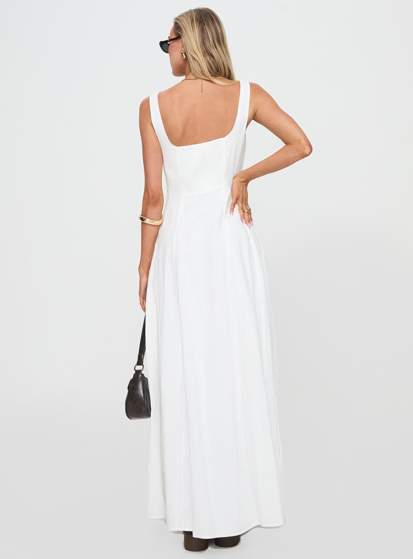 You Can Maxi Dress White Petite - Image 5