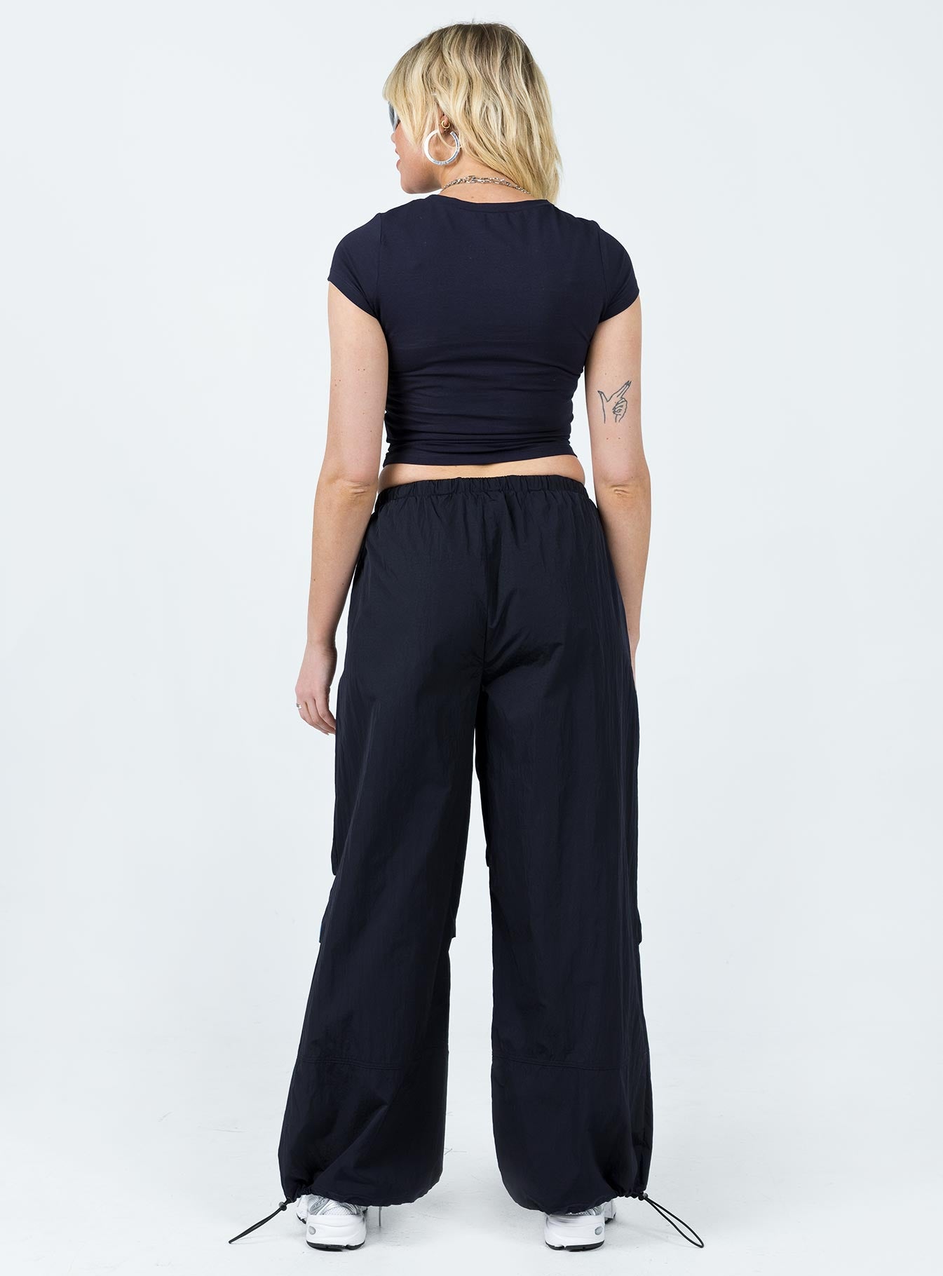 Hypnotize Parachute Pants Navy - Image 5