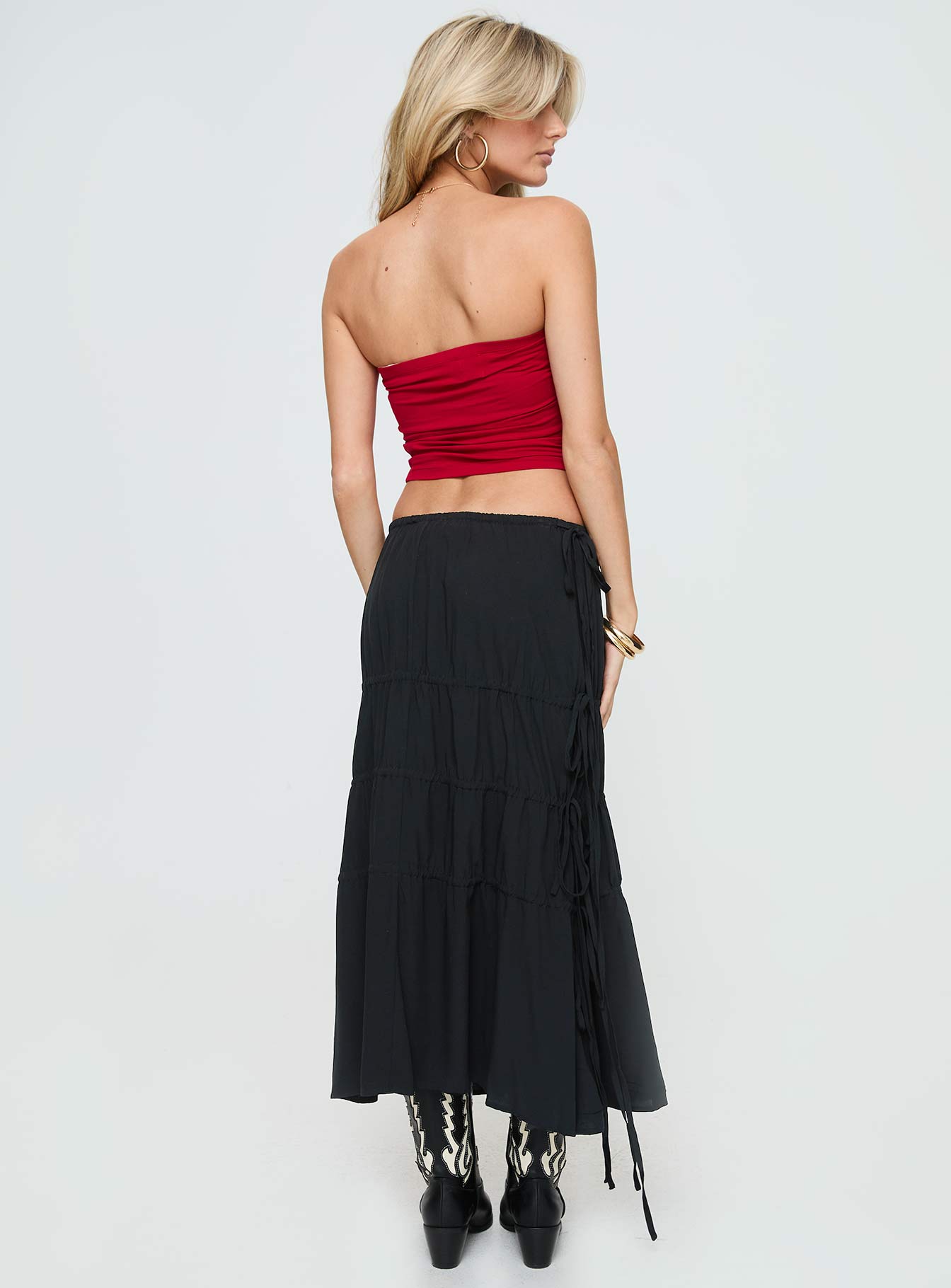 Perky Maxi Skirt Black - Image 5