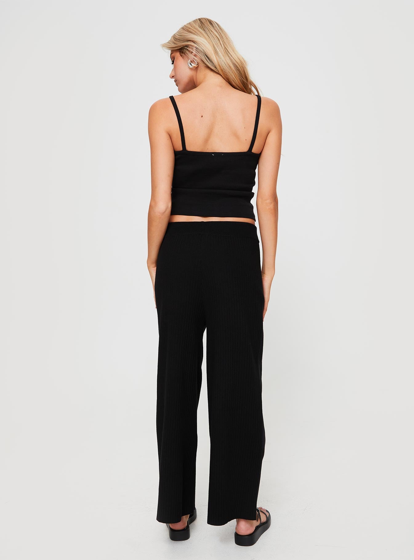 Talanie Knit Pants Black - Image 4