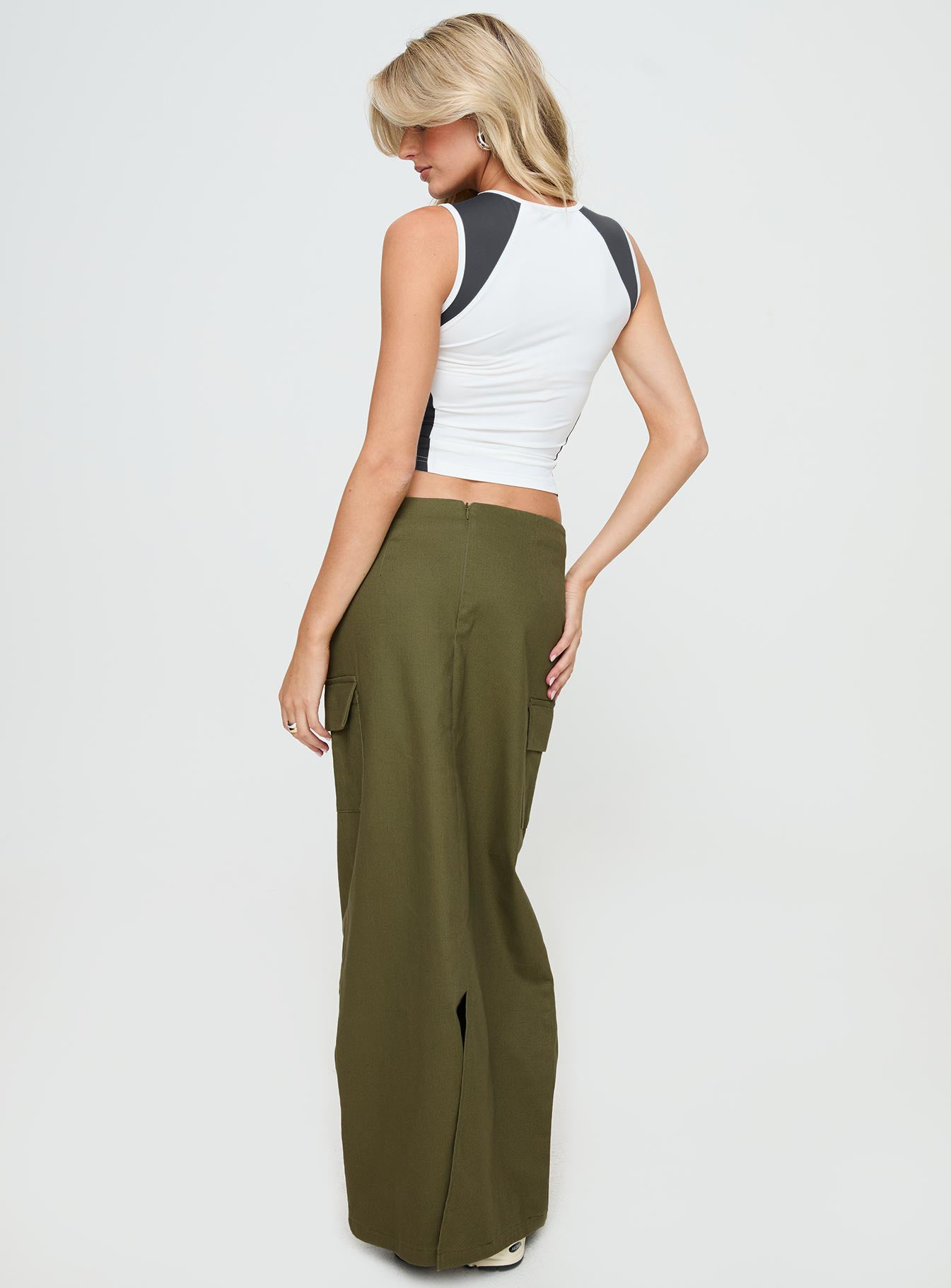 My Girl Maxi Skirt Olive - Image 5