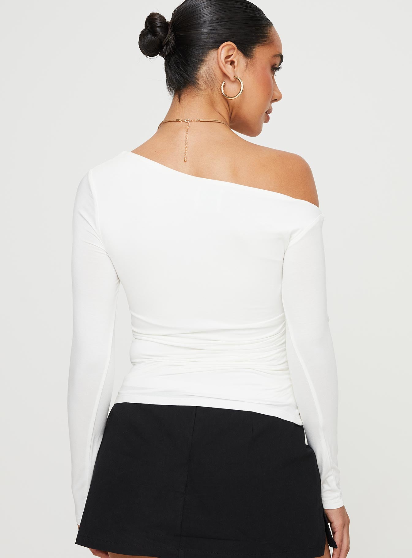 Marinne Long Sleeve Top White - Image 5
