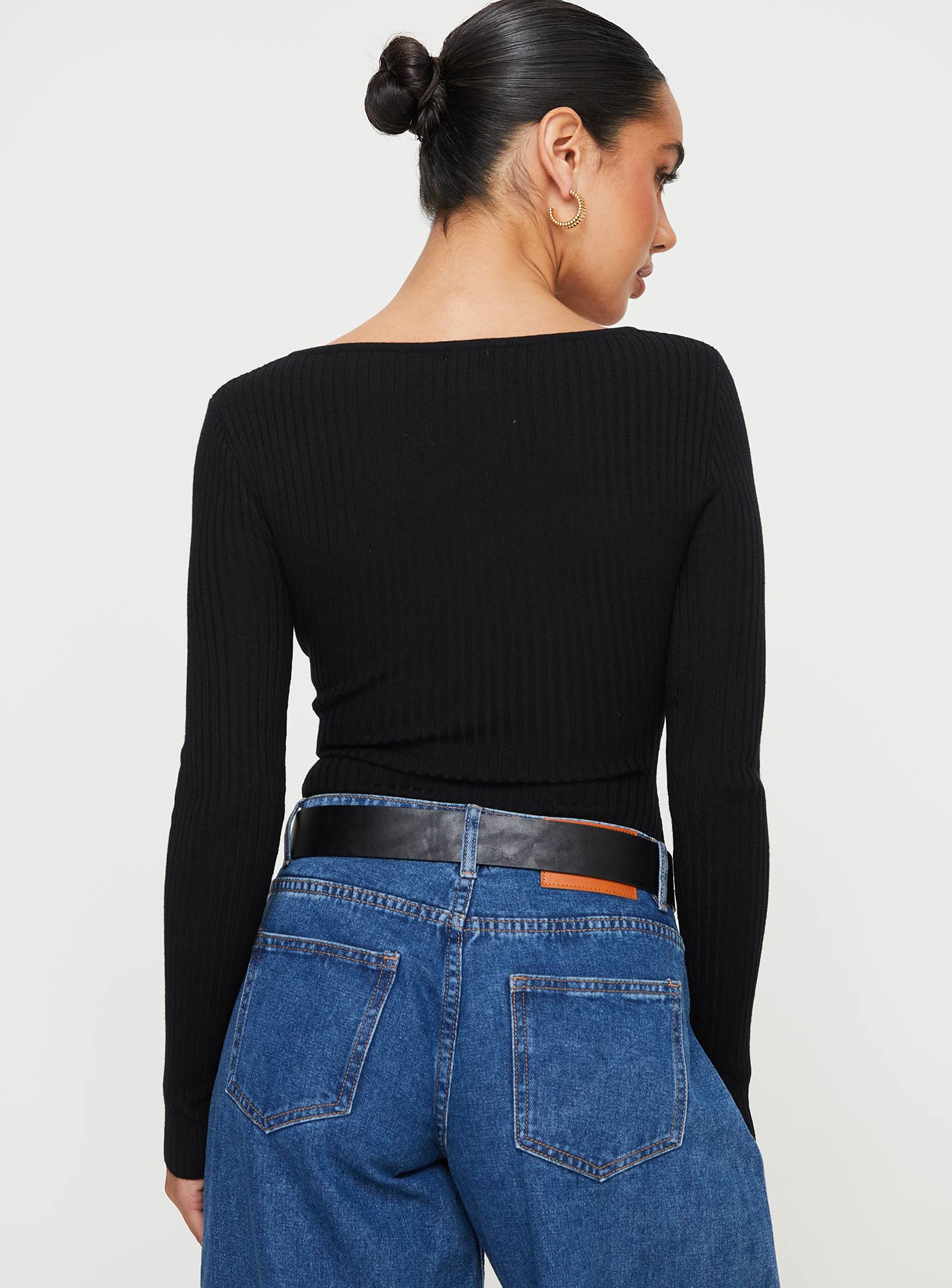 Zuma Long Sleeve Bodysuit Black - Image 4