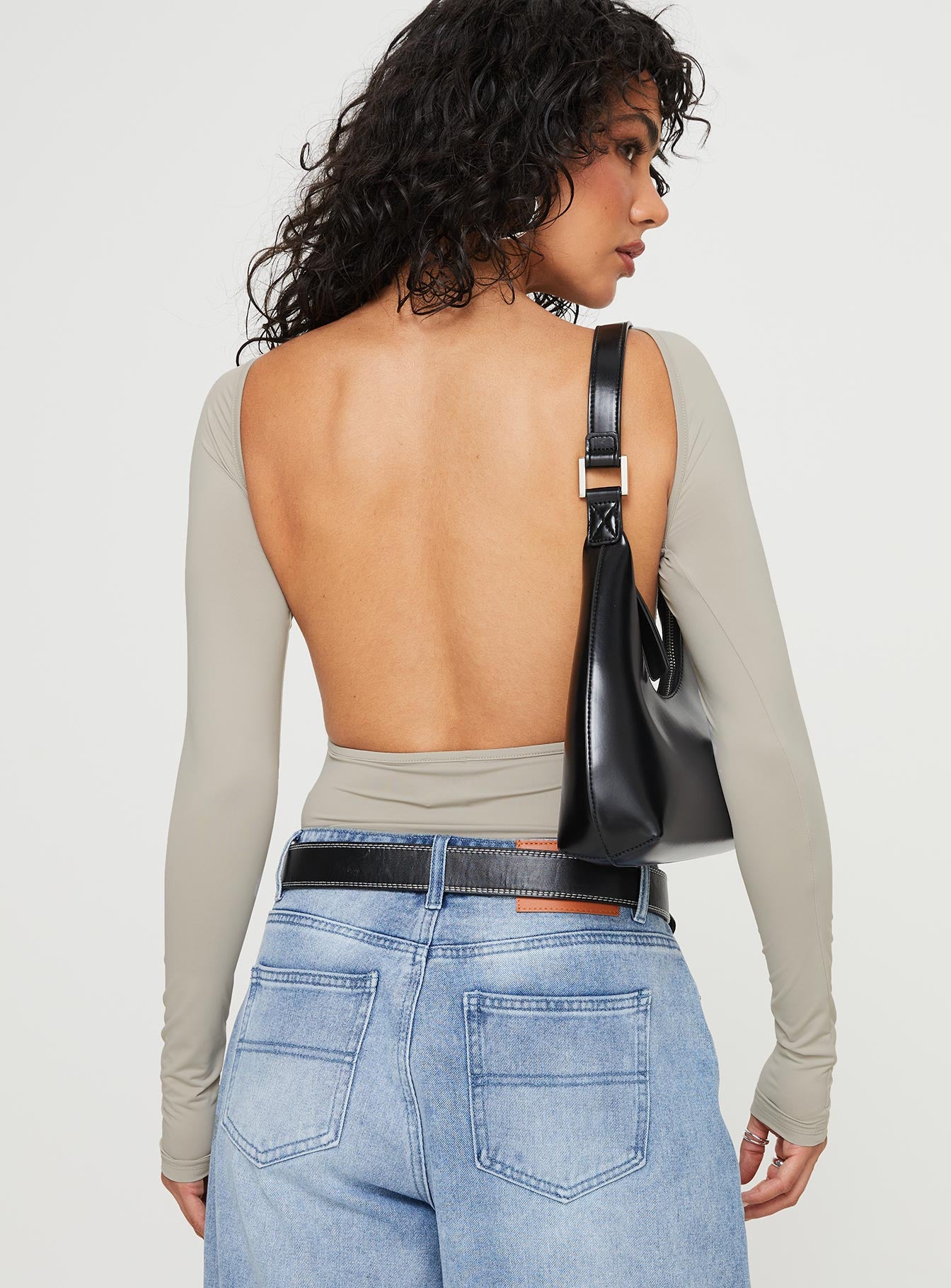 Gatewood Long Sleeve Bodysuit Grey - Image 5