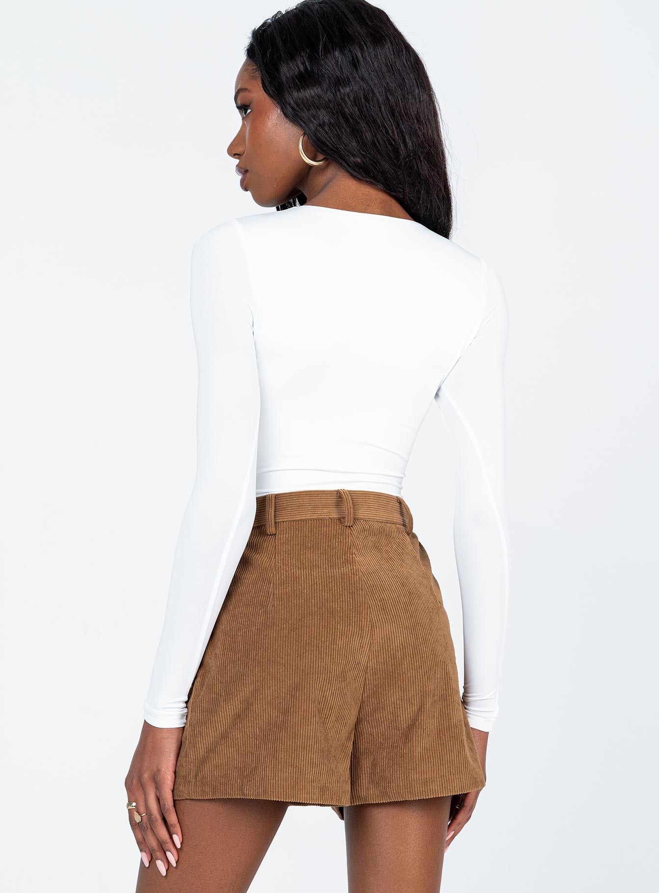 Rhanni Shorts Brown - Image 5