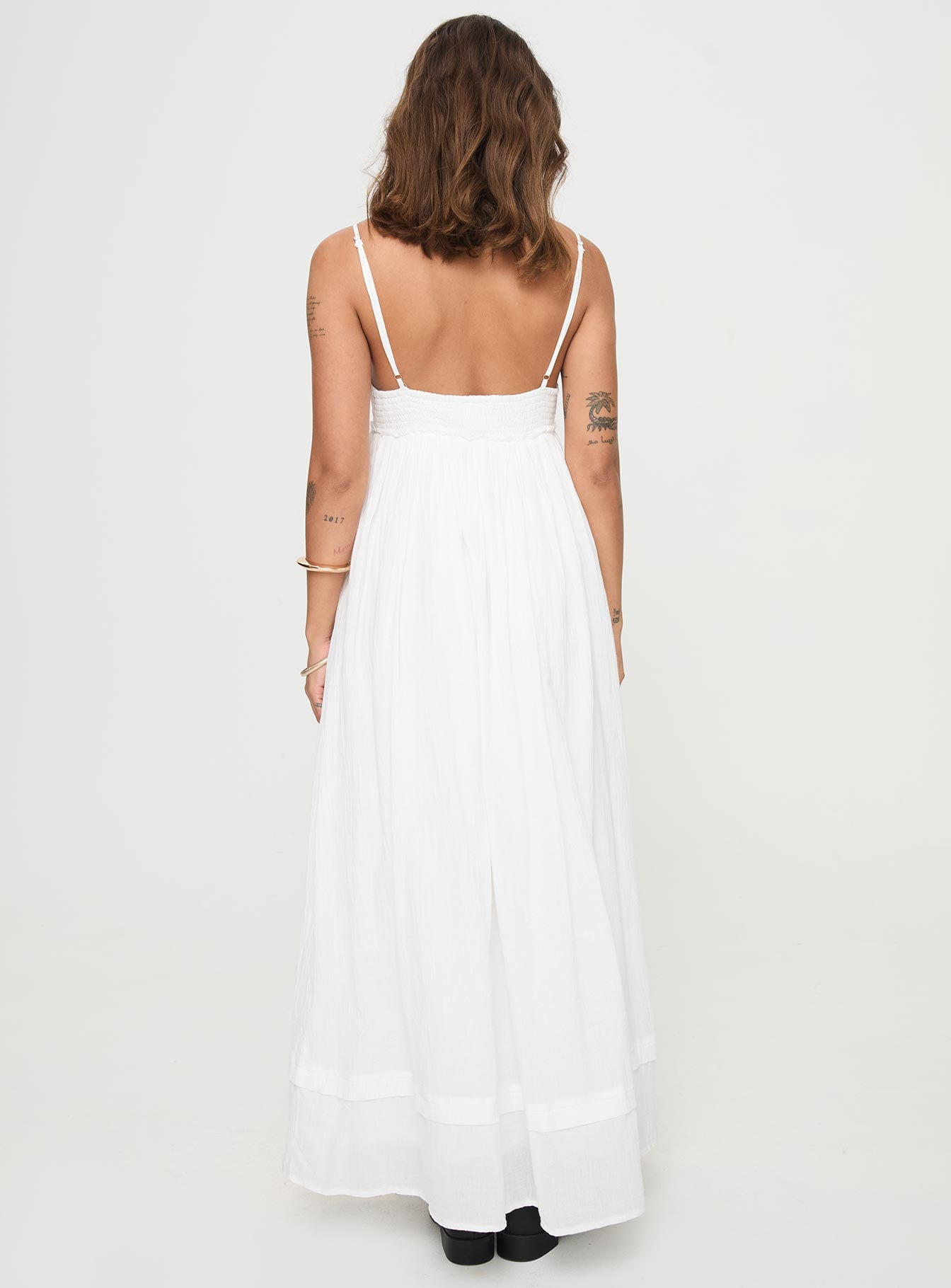 Eriksson Maxi Dress White - Image 5