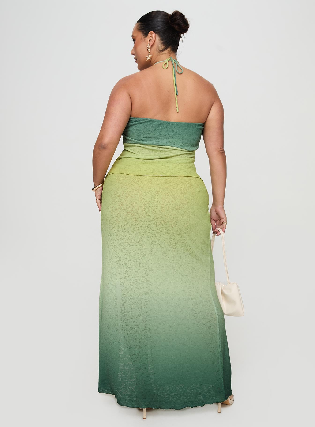 Star Girl Maxi Skirt Green Ombre Curve - Image 5