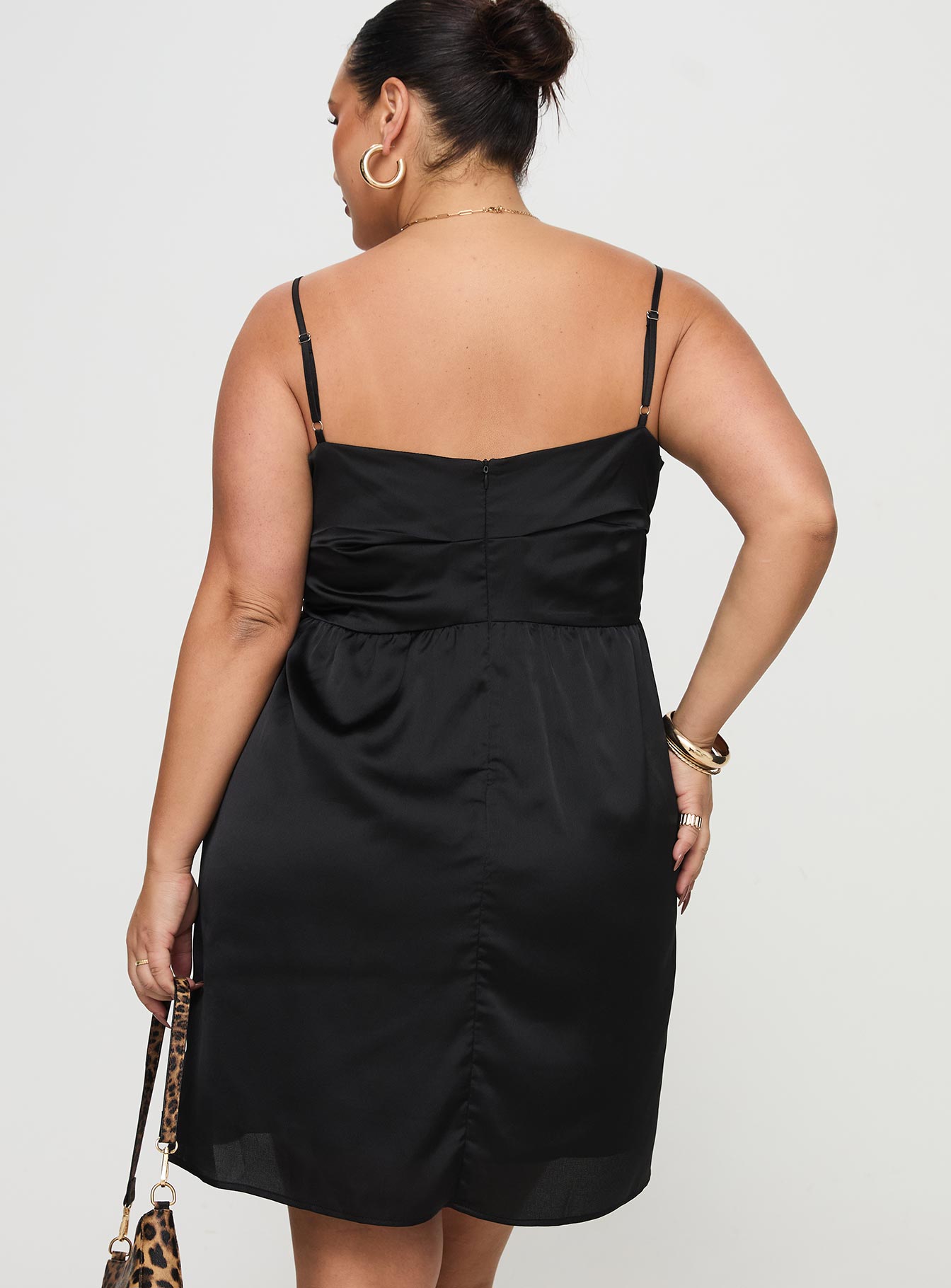 Ortega Mini Dress Black Curve - Image 5