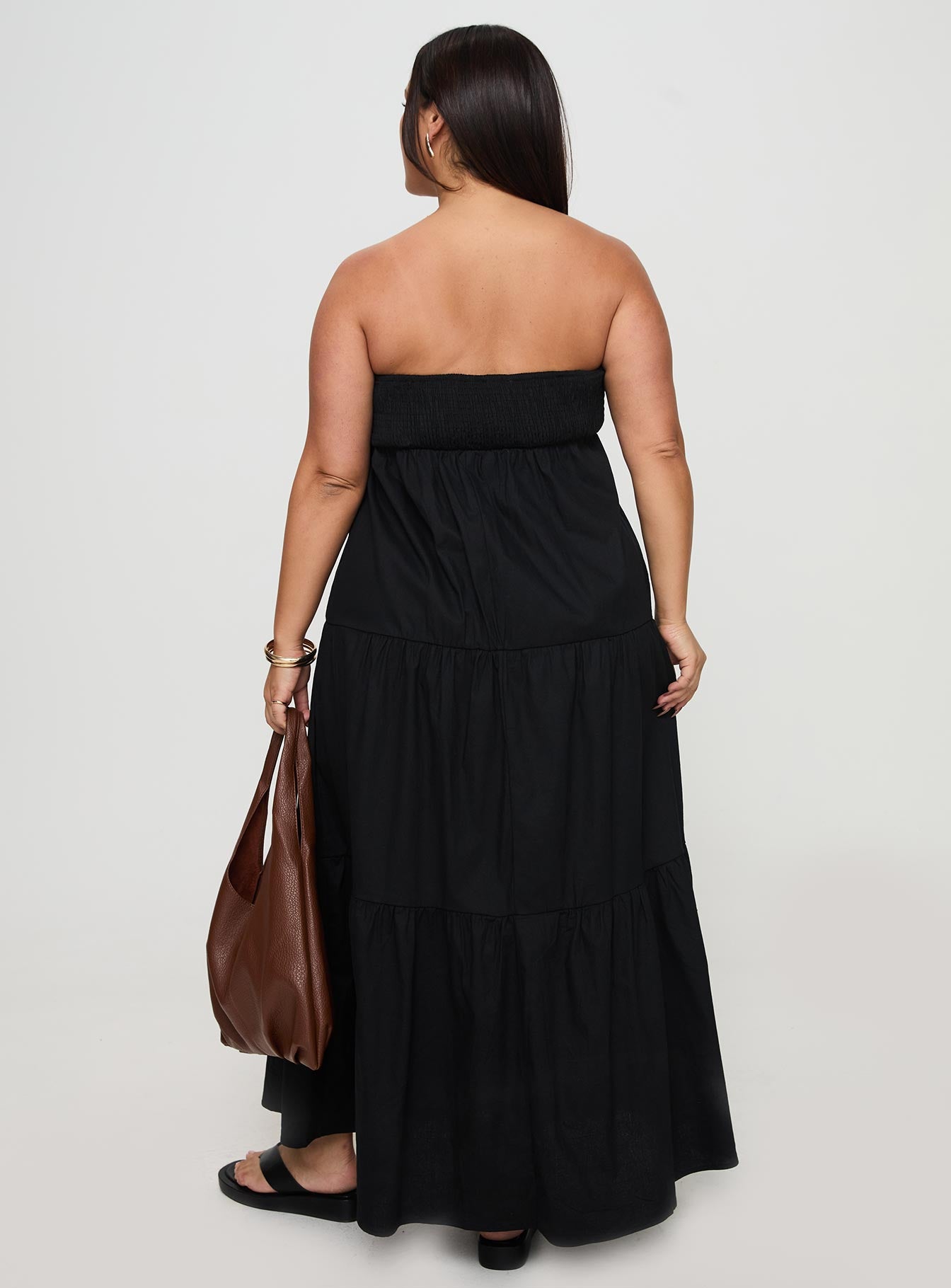 Osment Maxi Dress Black Curve - Image 4