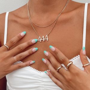 444 Angel Necklace Gold