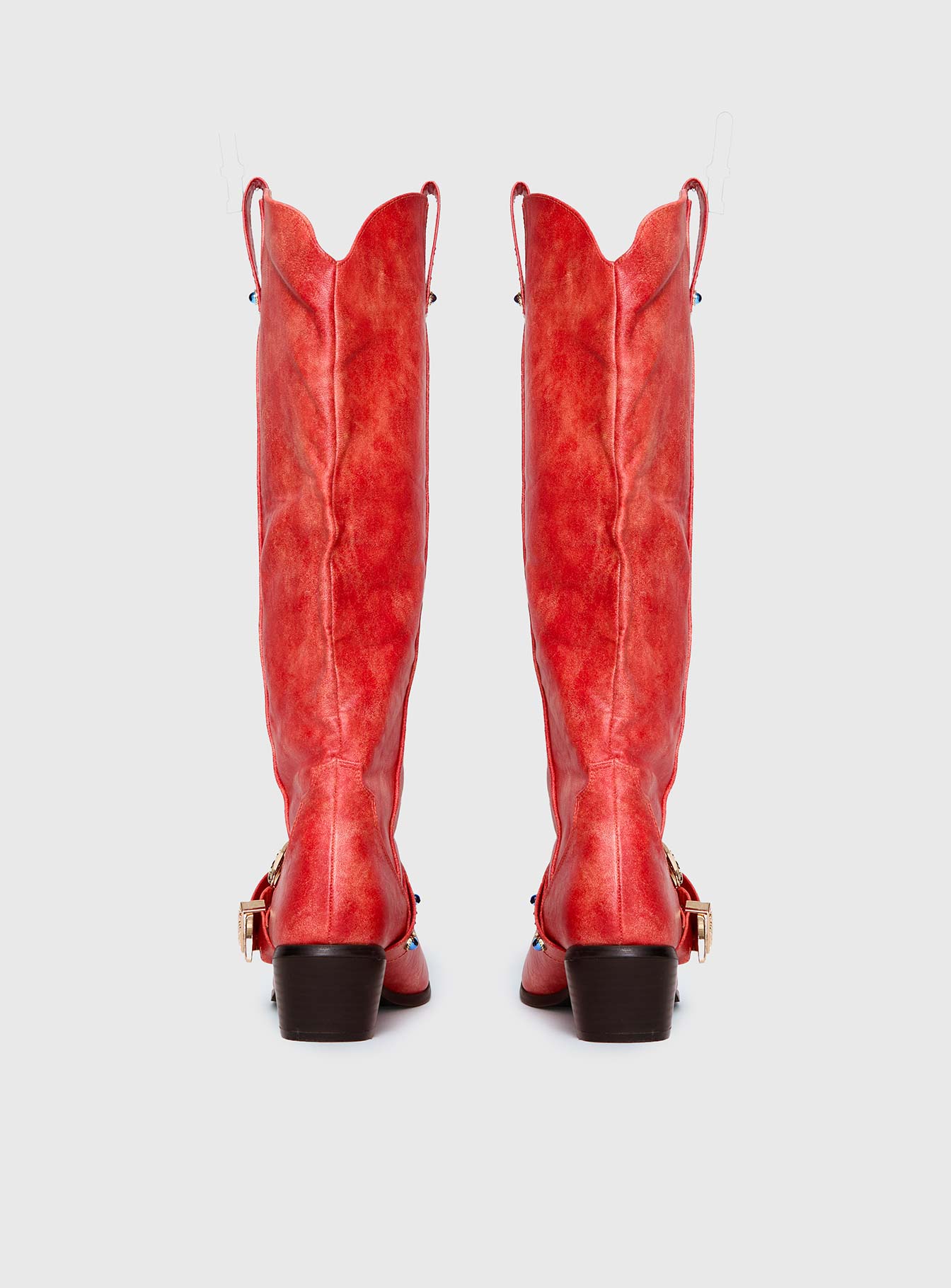 Rhode Cowboy Boots Red - Image 5