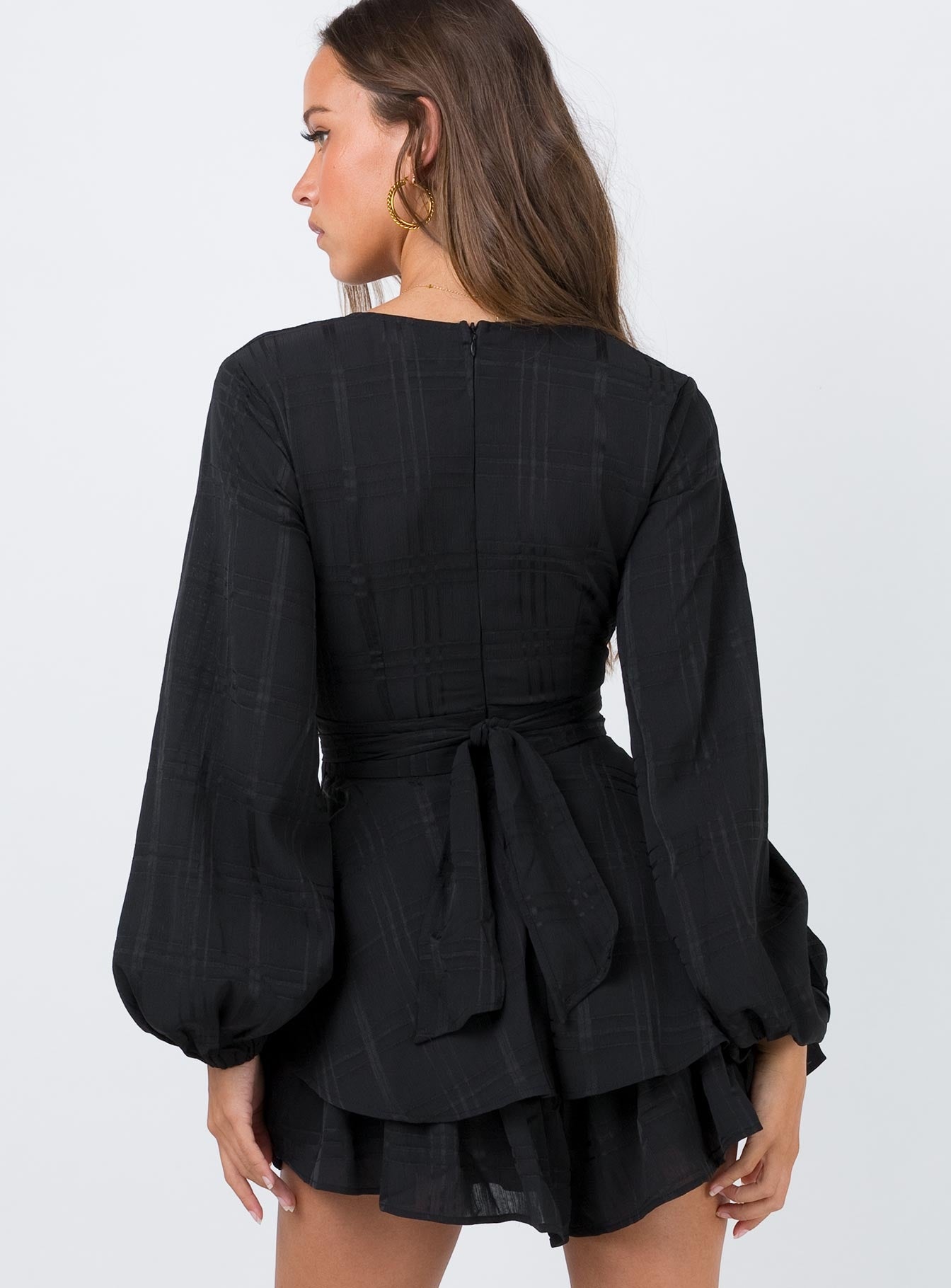 String Of Stars Romper Black - Image 4