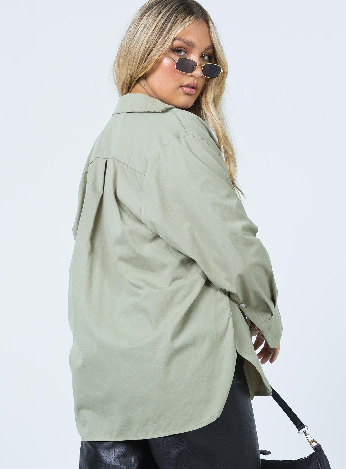 Adalia Shirt Khaki - Image 4