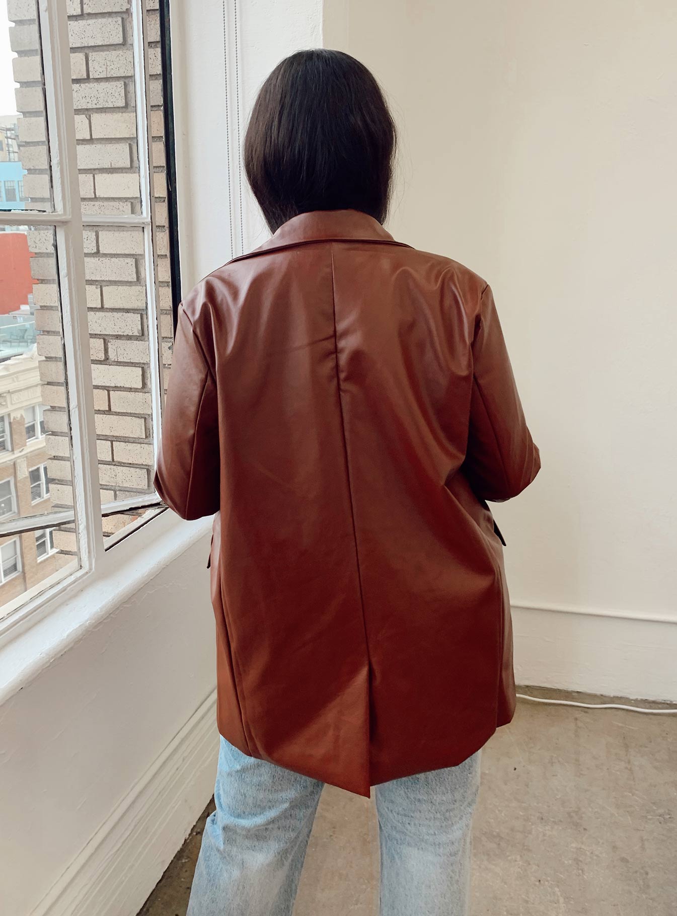 Jocelyn Jacket Brown Curve - Image 4