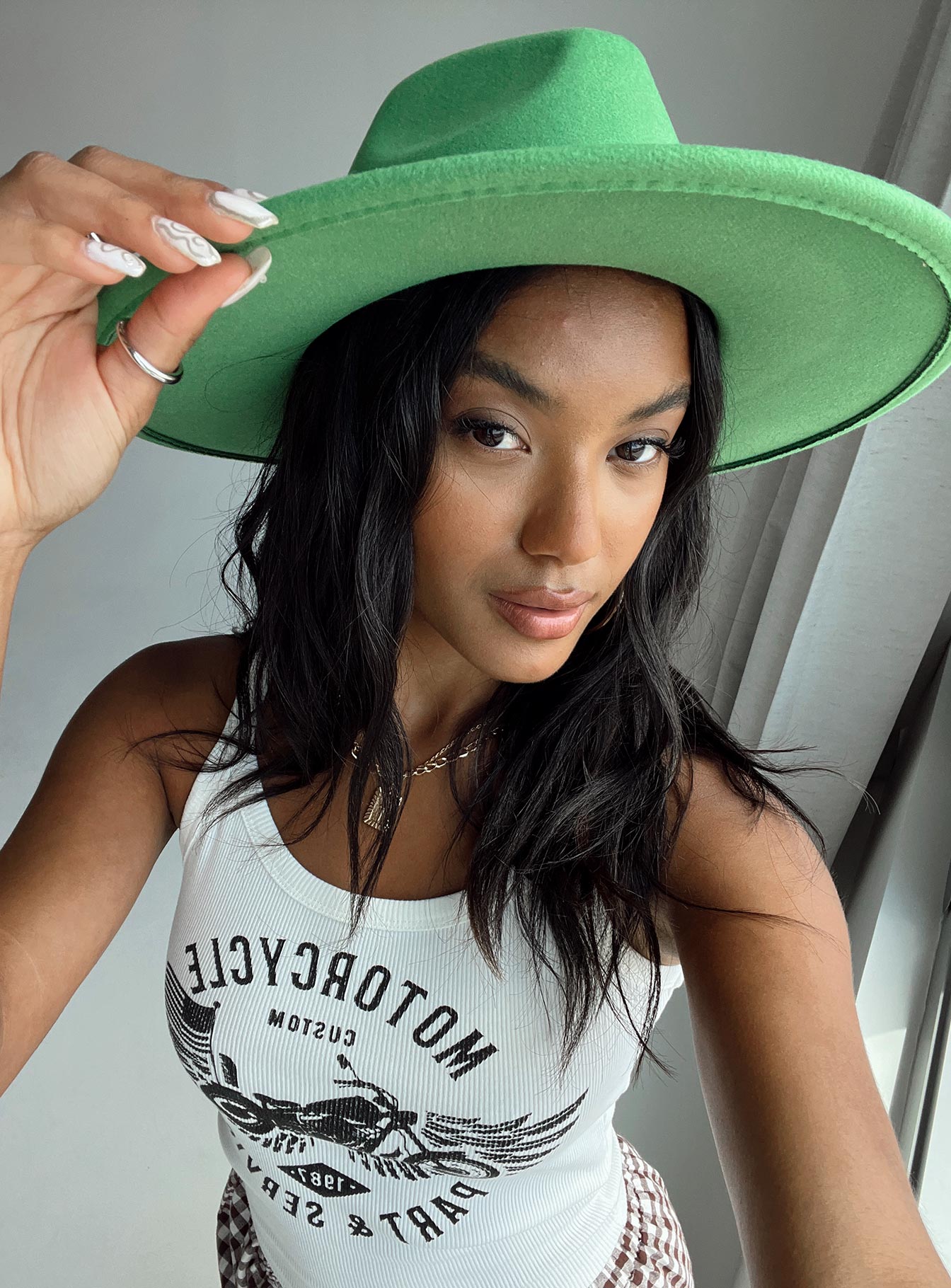 Indiana Fedora Hat Green - Image 5