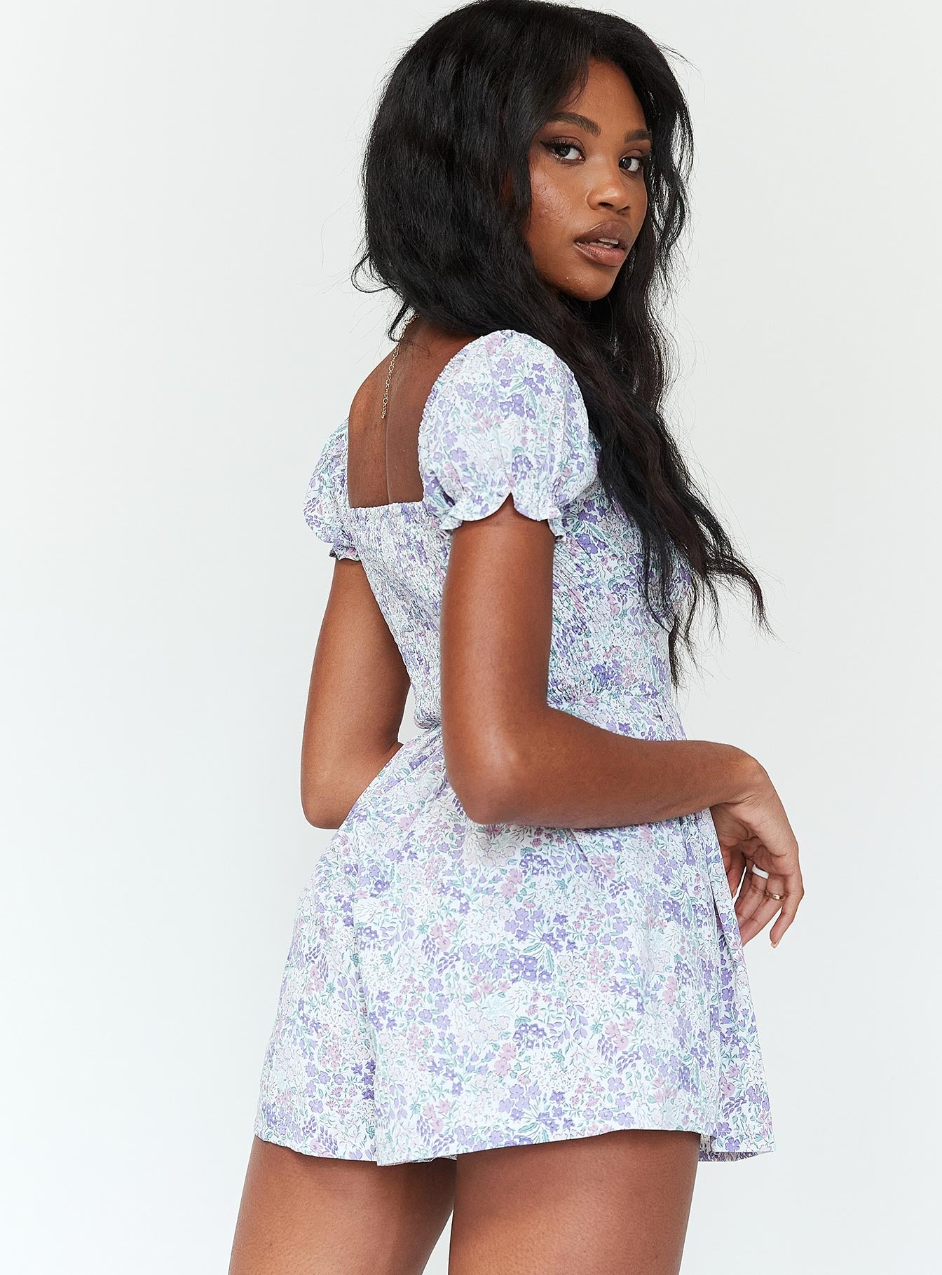 Sabrina Romper Blue Floral - Image 4