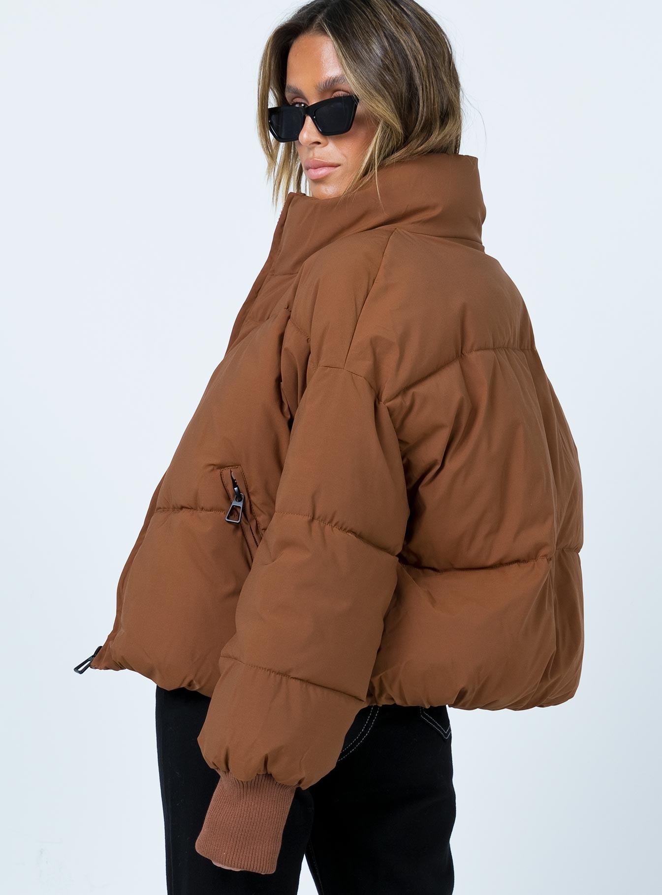 Abe Puffer Chocolate Brown - Image 4