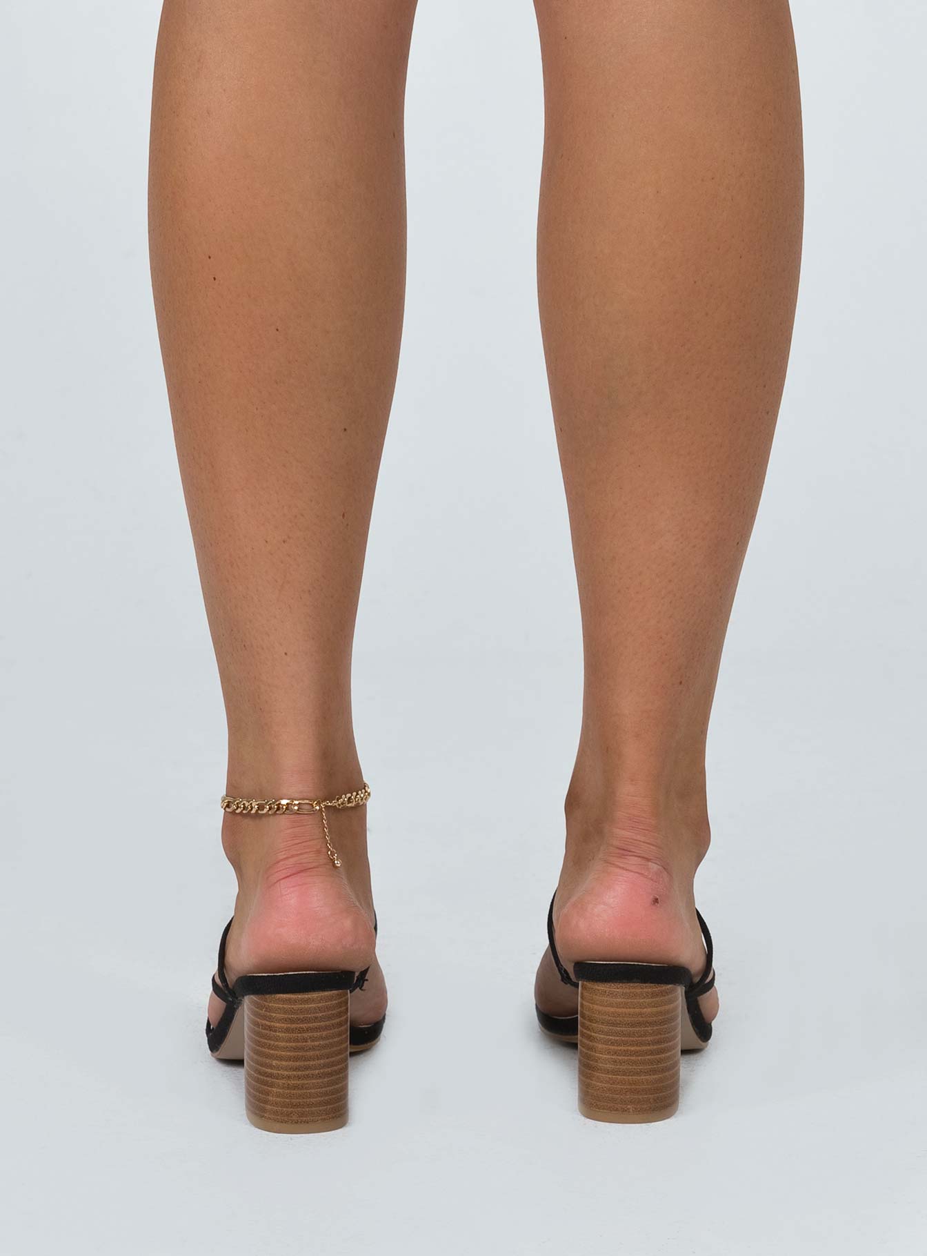 Billini Yazmin Wooden Heels Black - Image 4